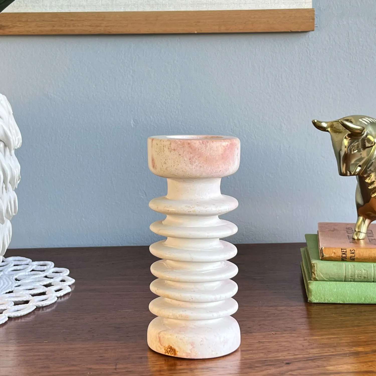 Short Stone Candlestick