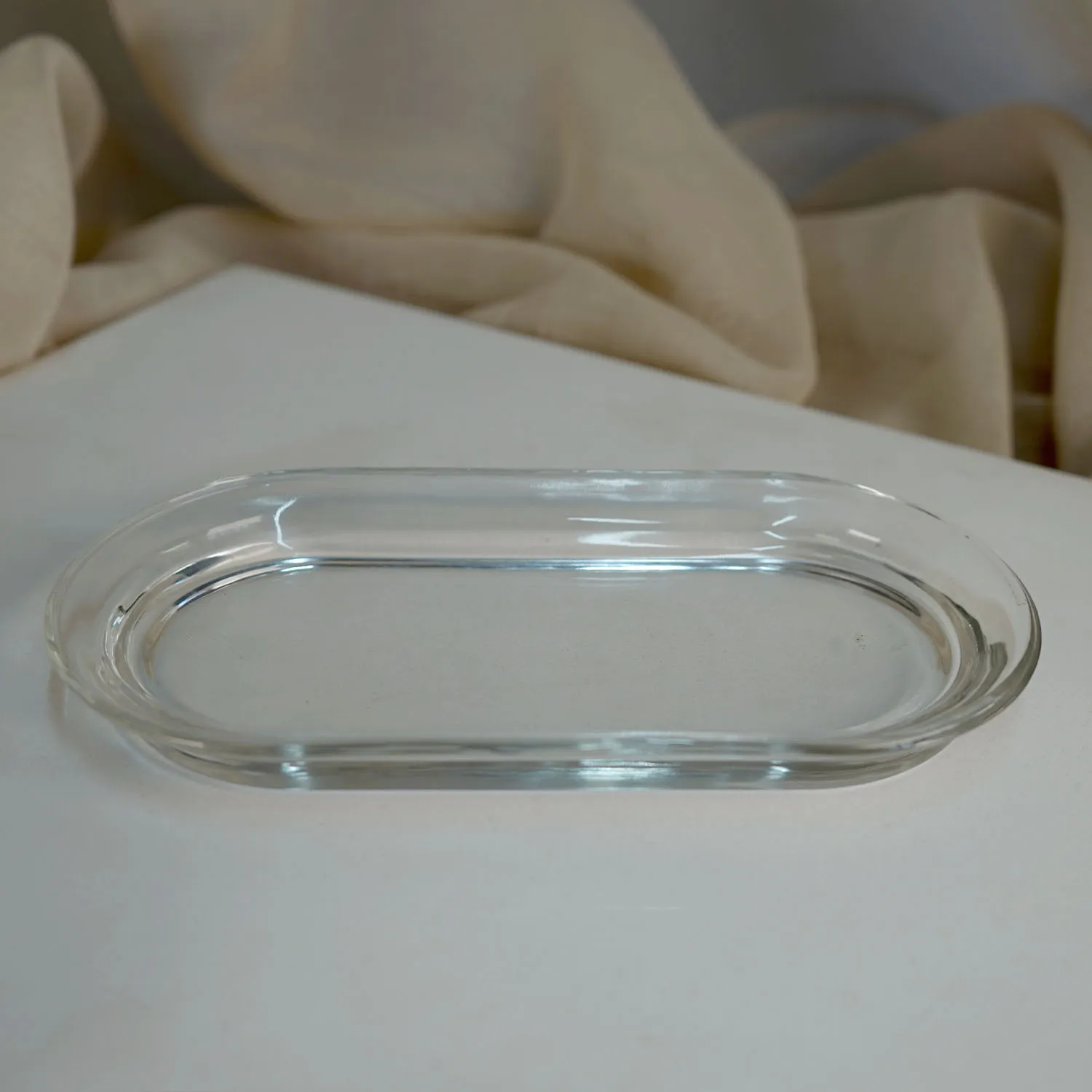 Small Oval Glass Dish