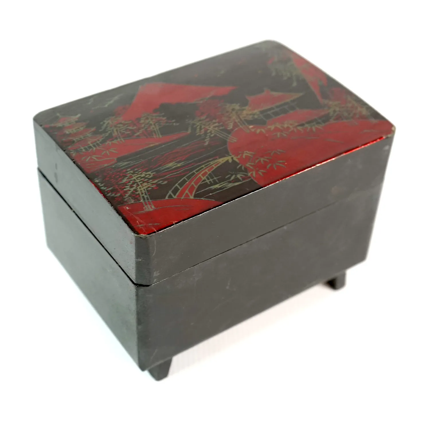 Black and Red Jewellery Box