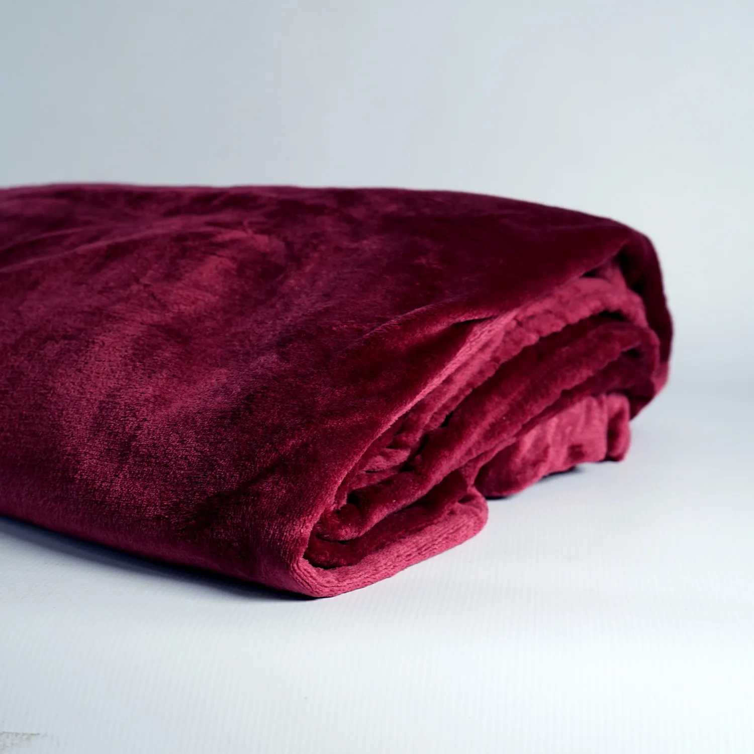 Wine Red Velvet throw Large