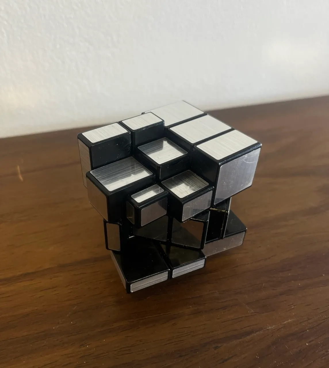 Black and Silver Mirror Rubik's Cube 