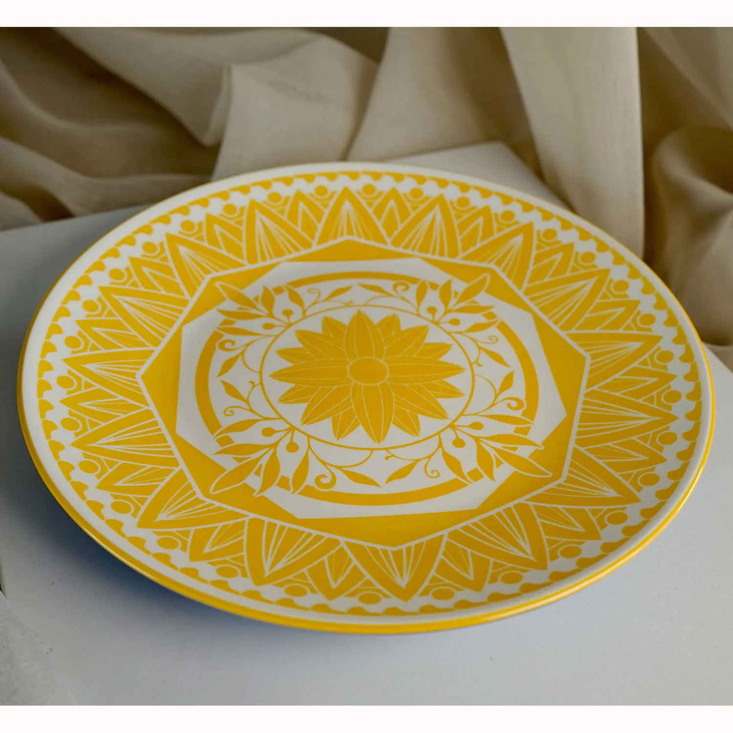 Yellow Dinner Plate