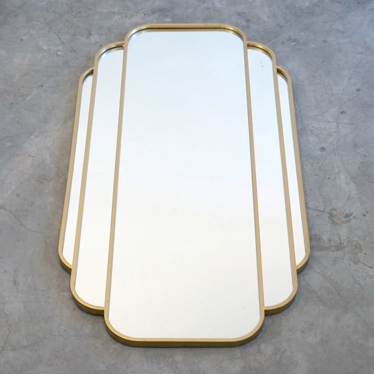 Art Deco Style Gold Mirror