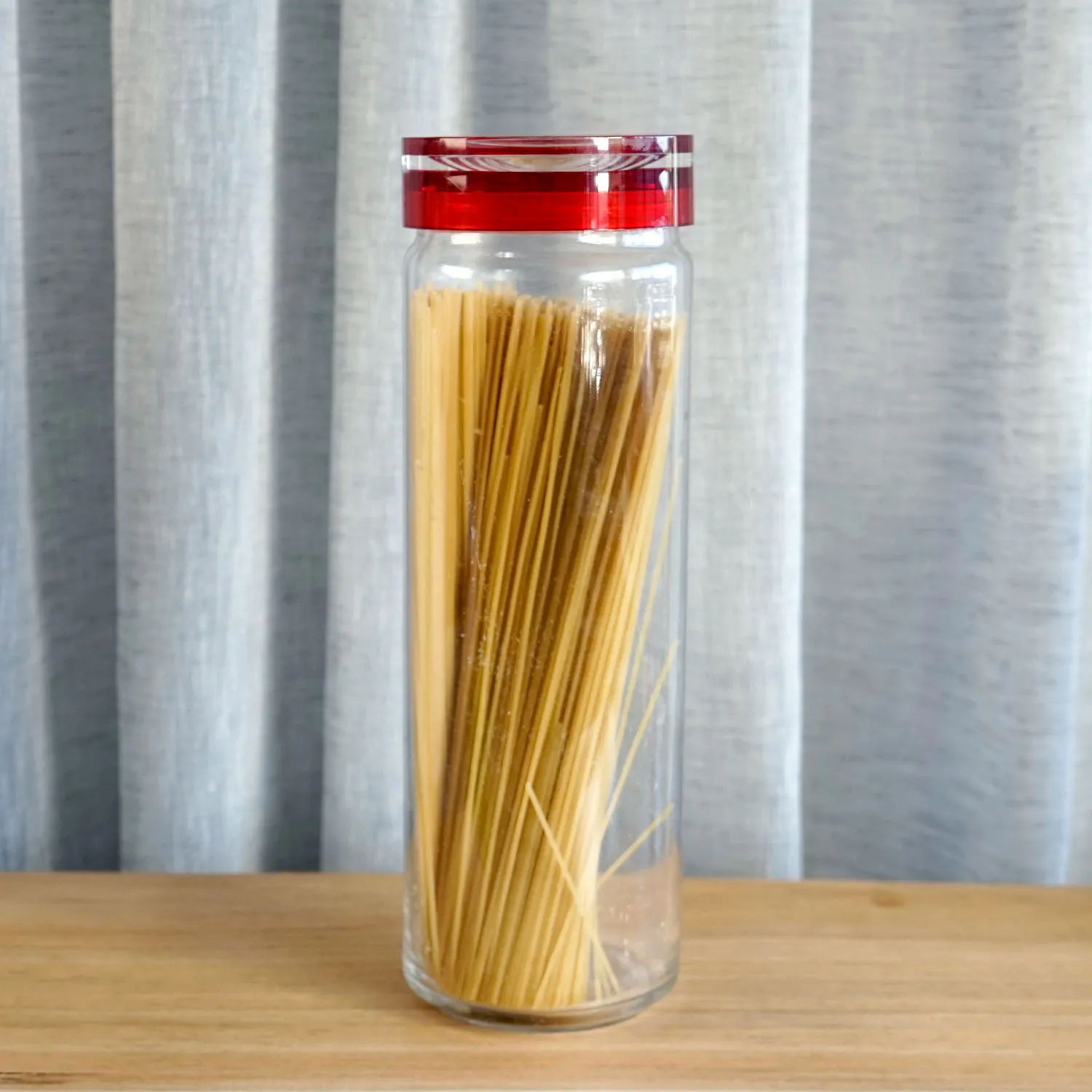 Tall Glass Airtight Storage Jar
