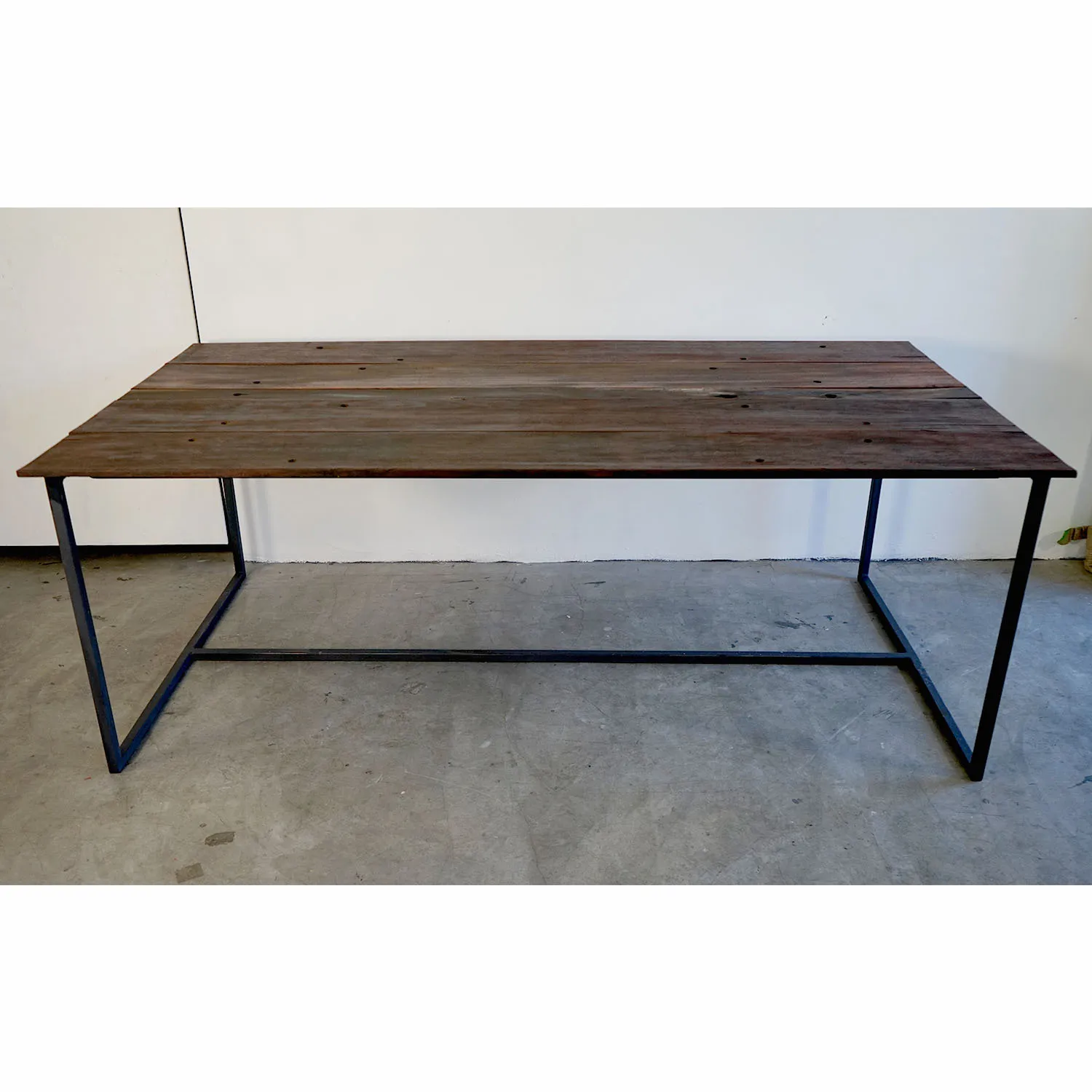 Weathered Railway Sleeper Outdoor Table 