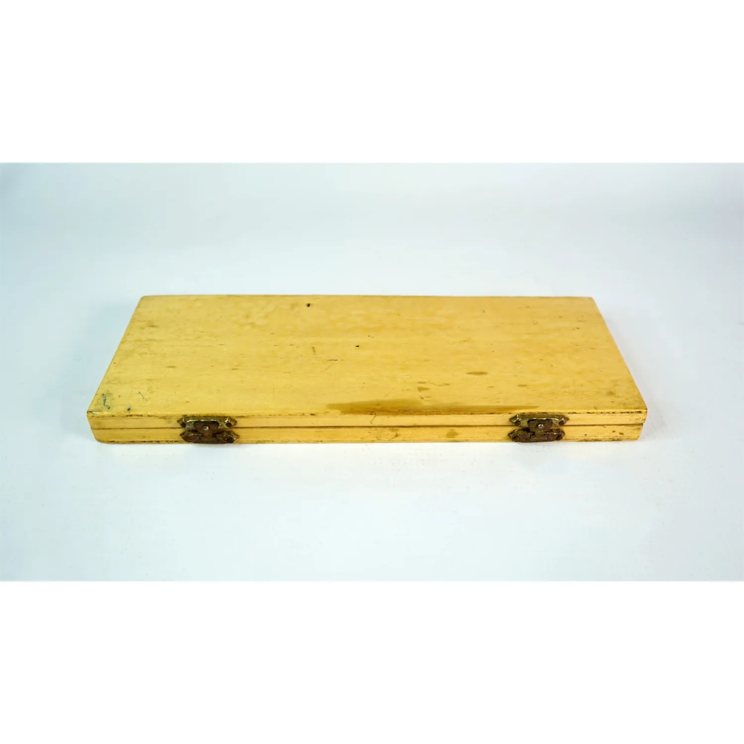 Flat Wooden Box with Vernier