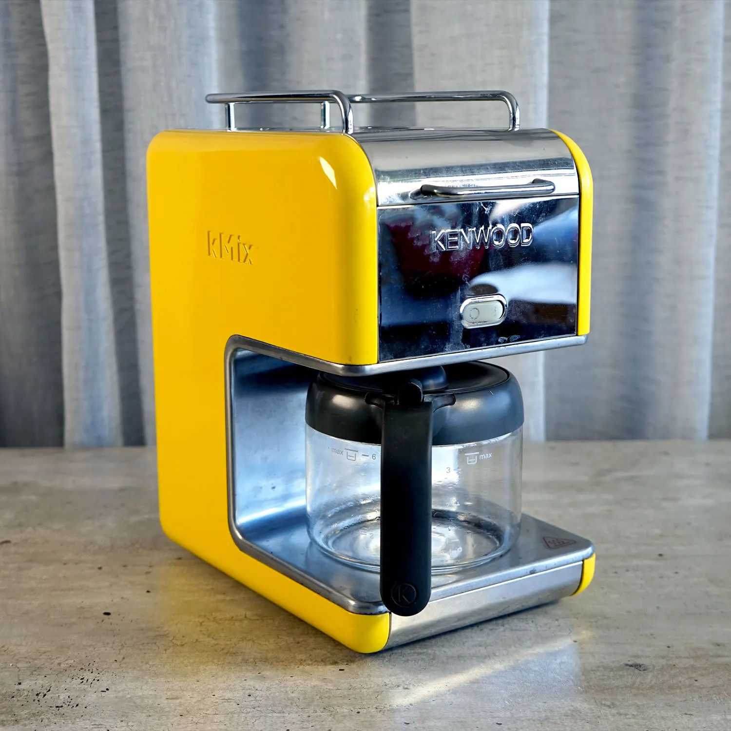Yellow Kenwood kMix Coffee Maker