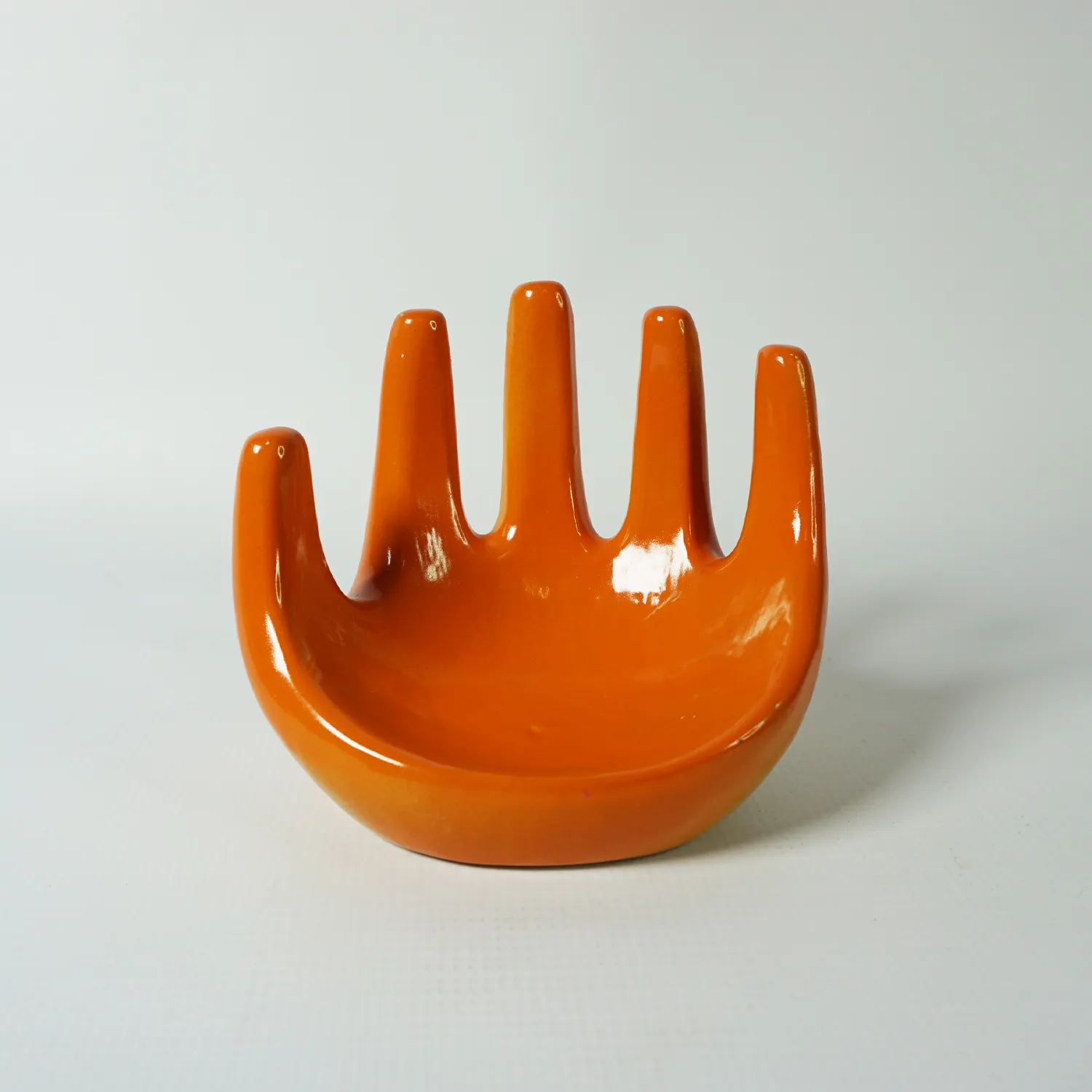 Orange Ceramic Hand