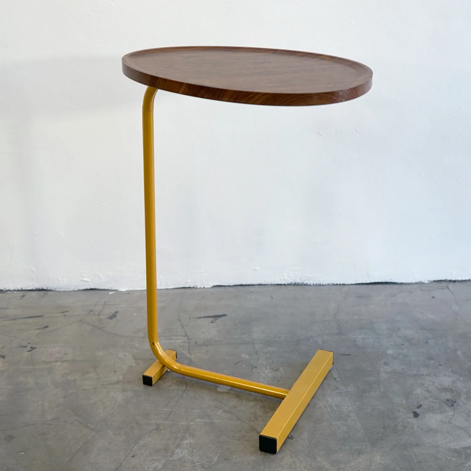Retro Side table with mustard leg