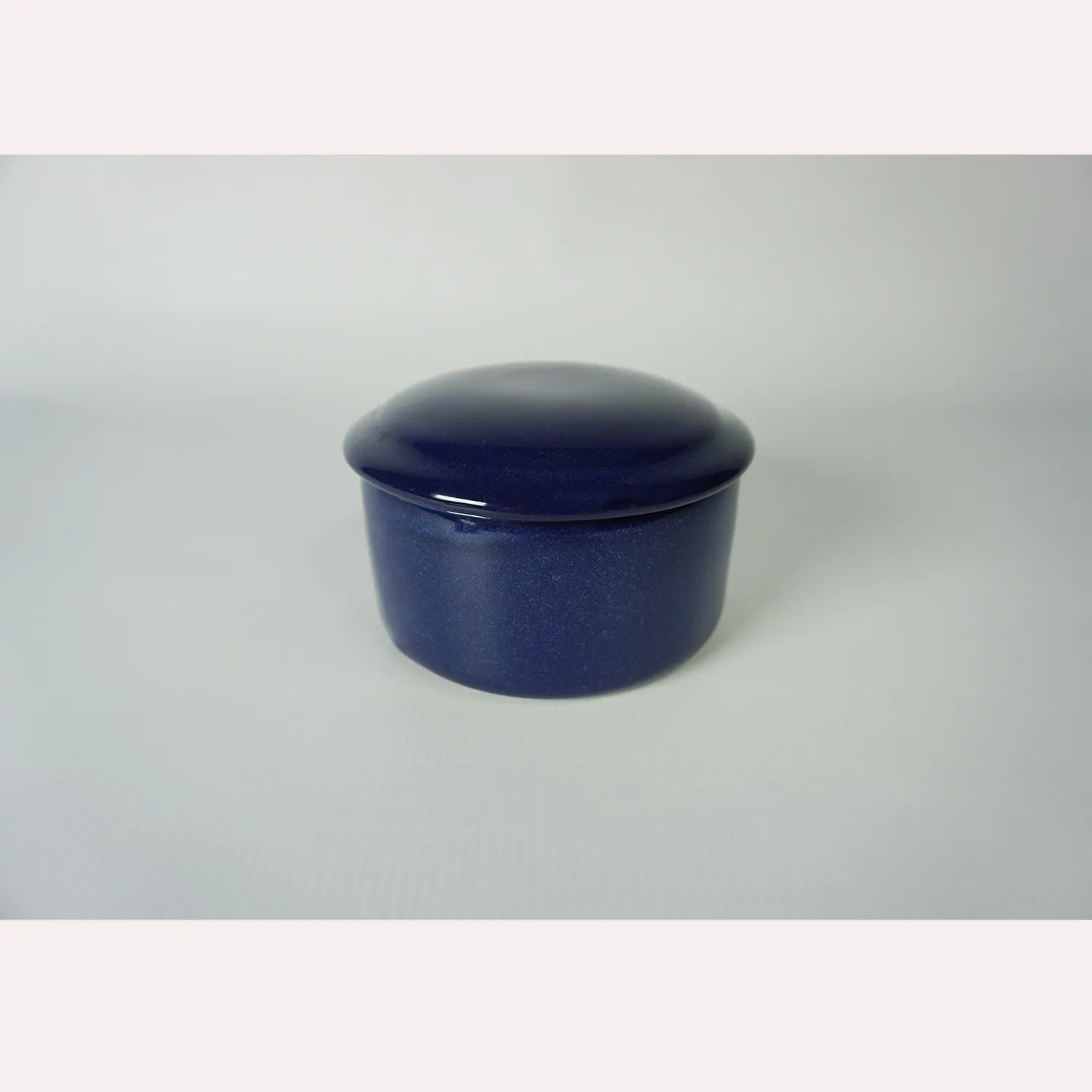 Blue Ceramic Container