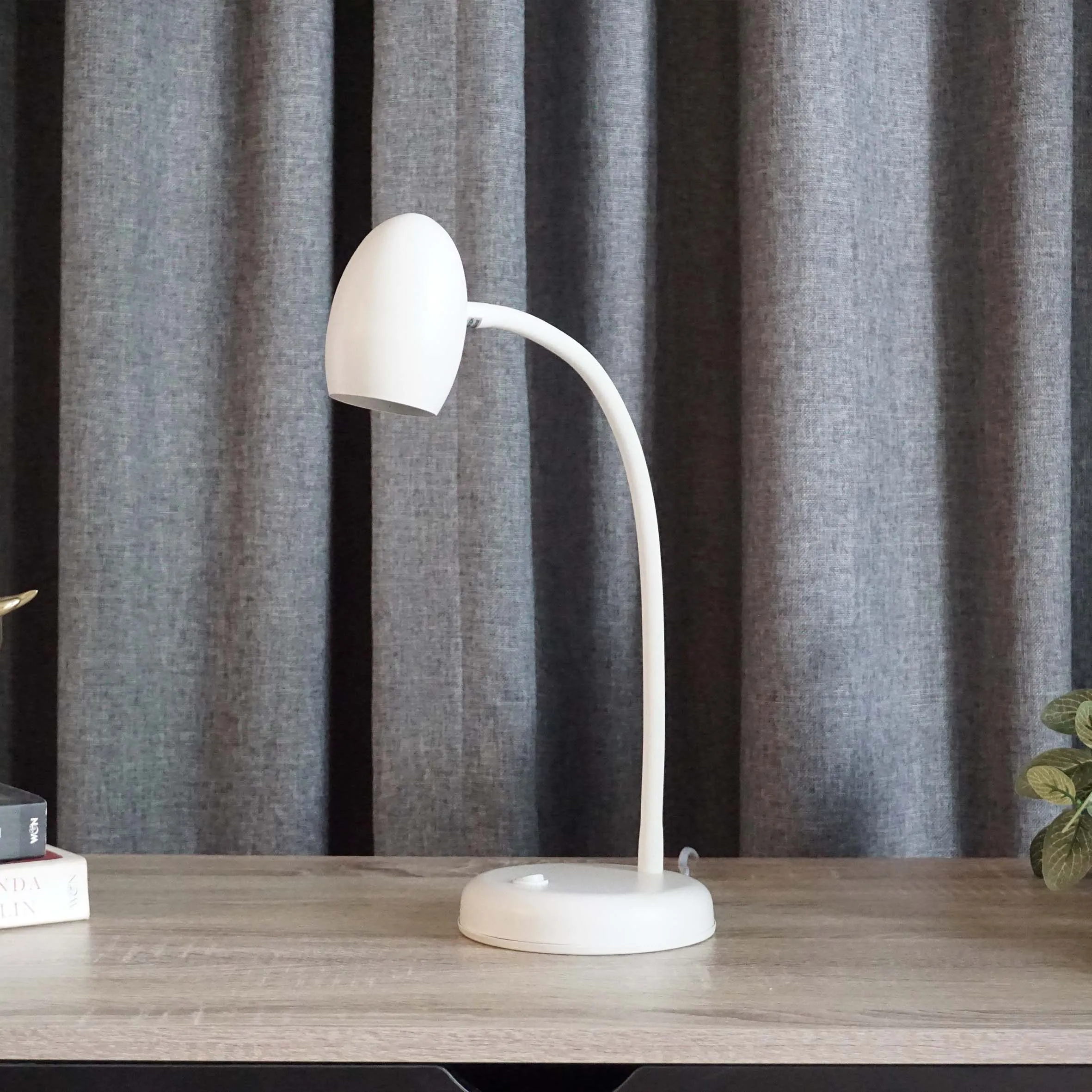 Small White Desk Lamp