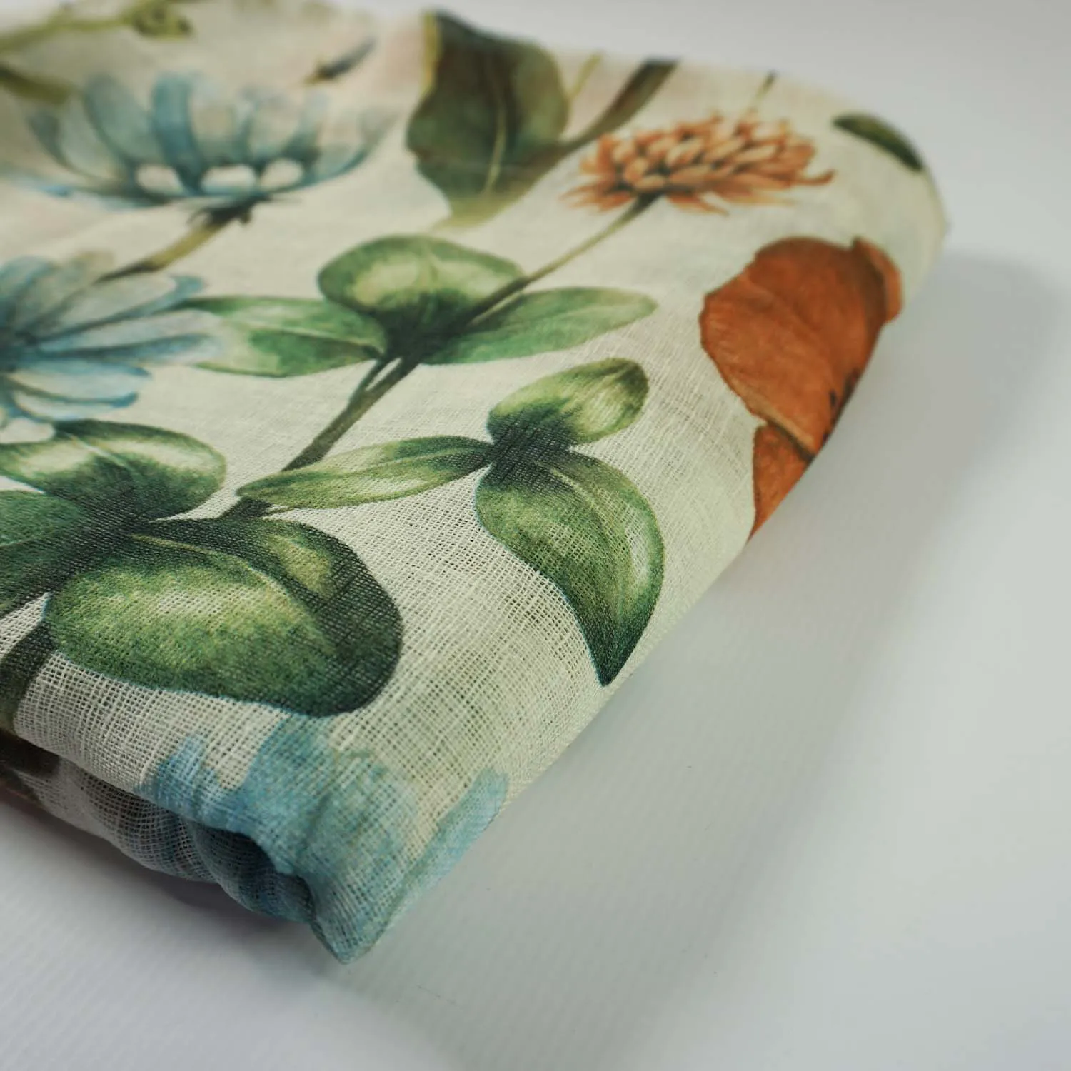 Floral Voile Curtains 