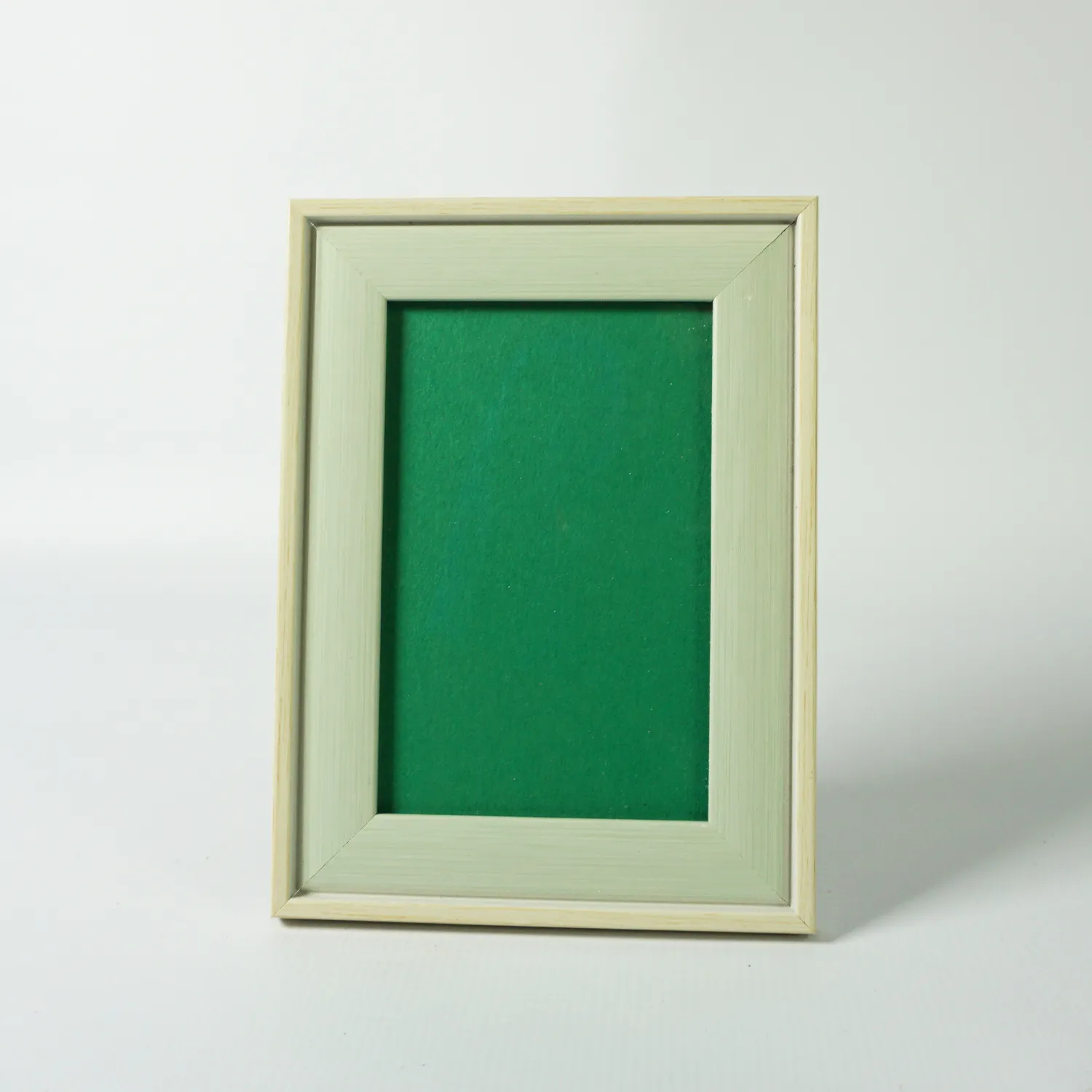Picture Frame, Standing, Green and Cream
