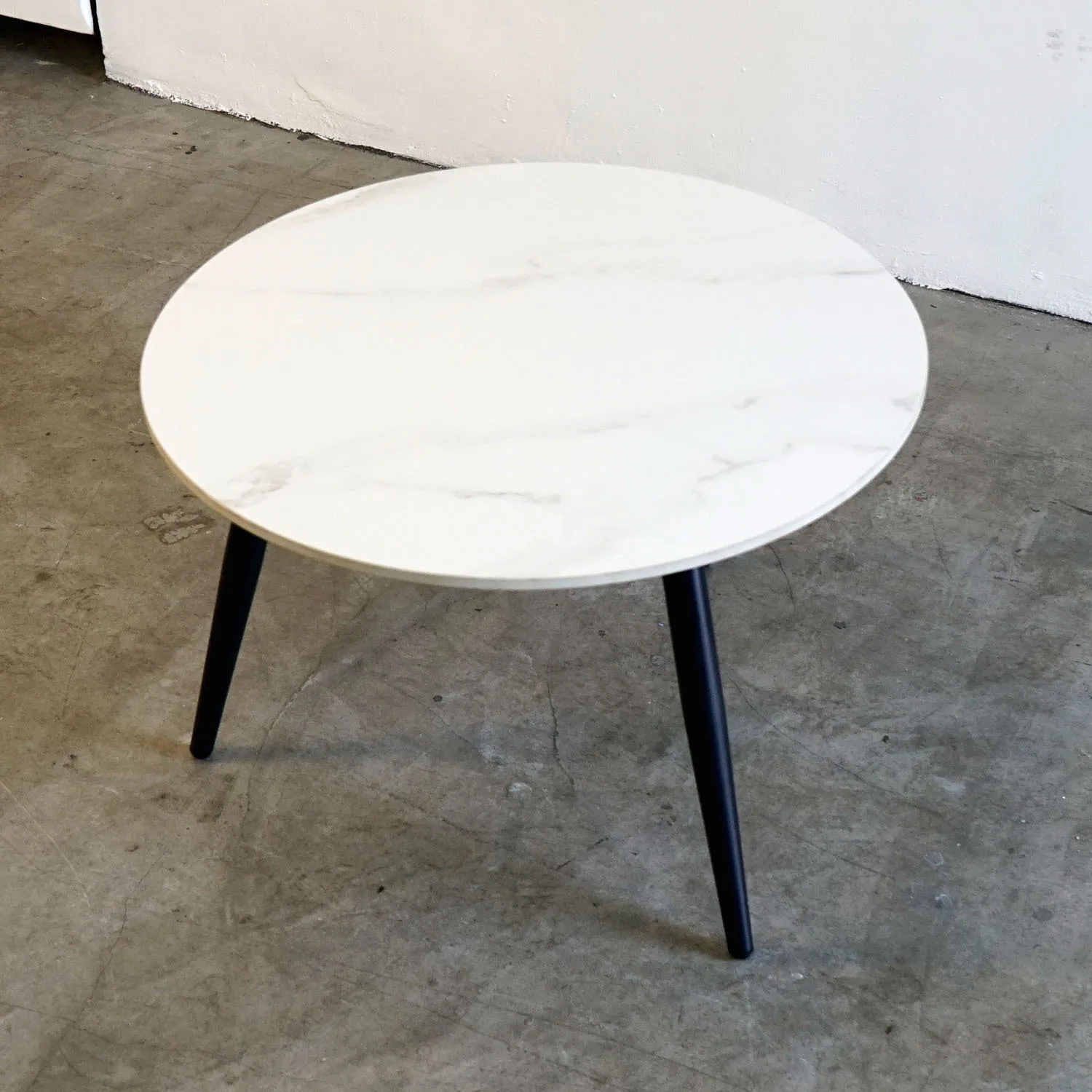 Medium White Marble Coffee Table