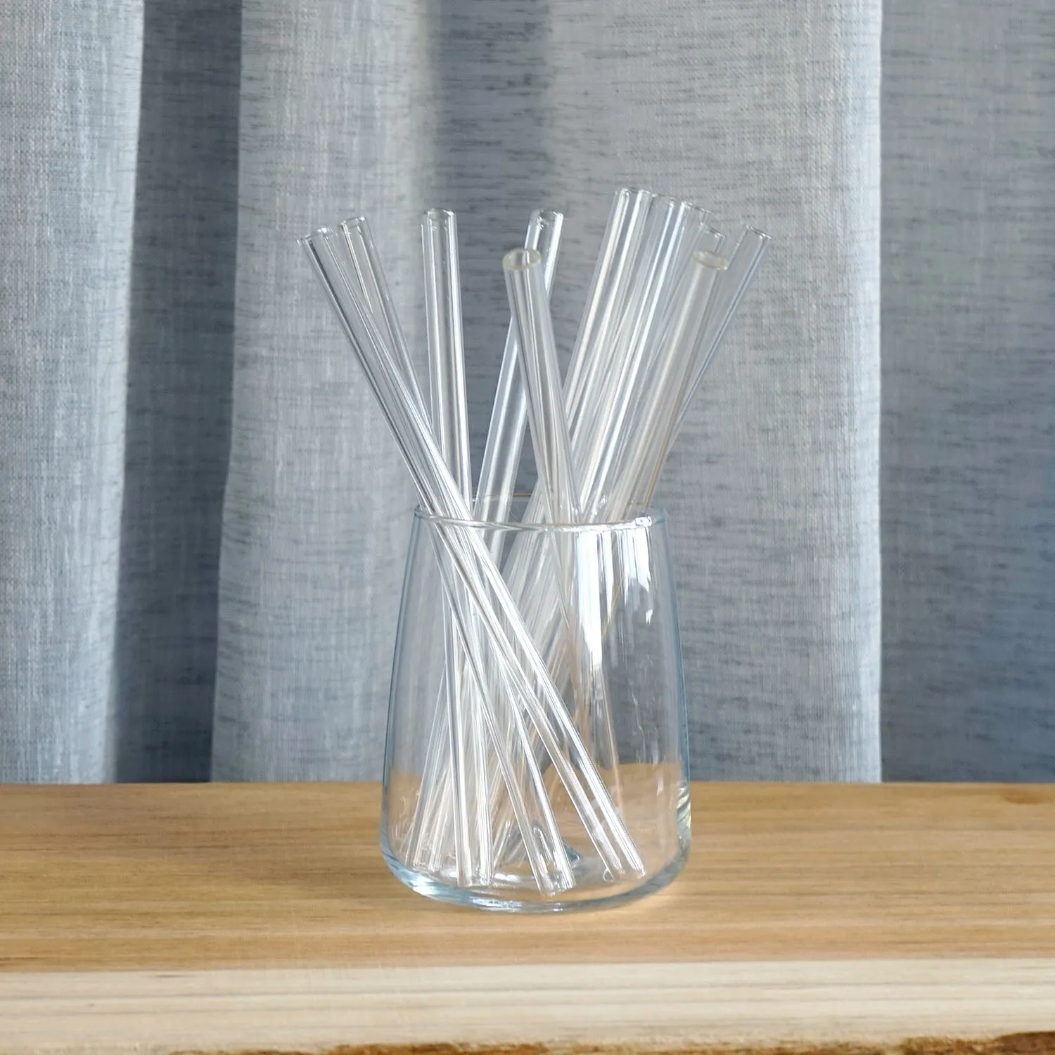 Straight Glass Straws 4-Pack