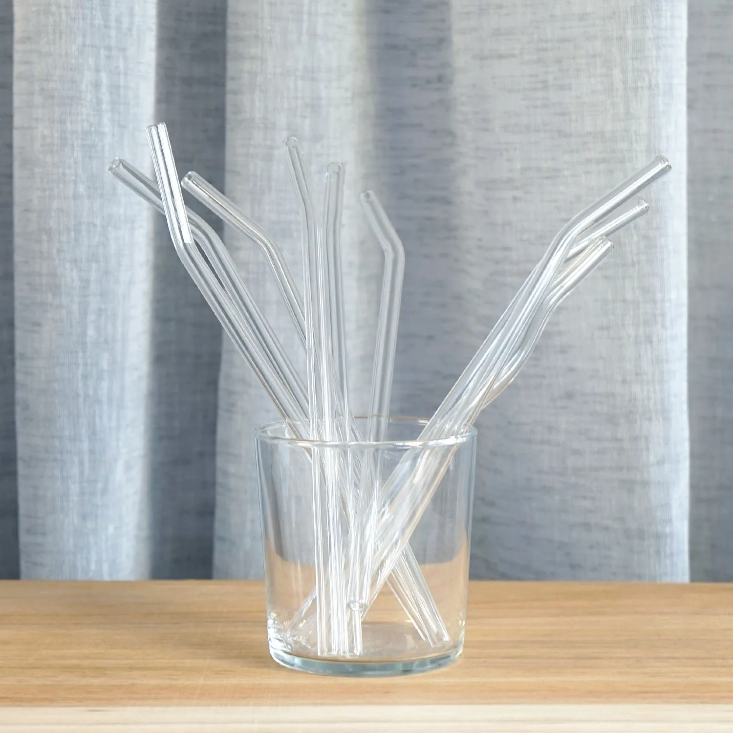 Bent Glass Straws