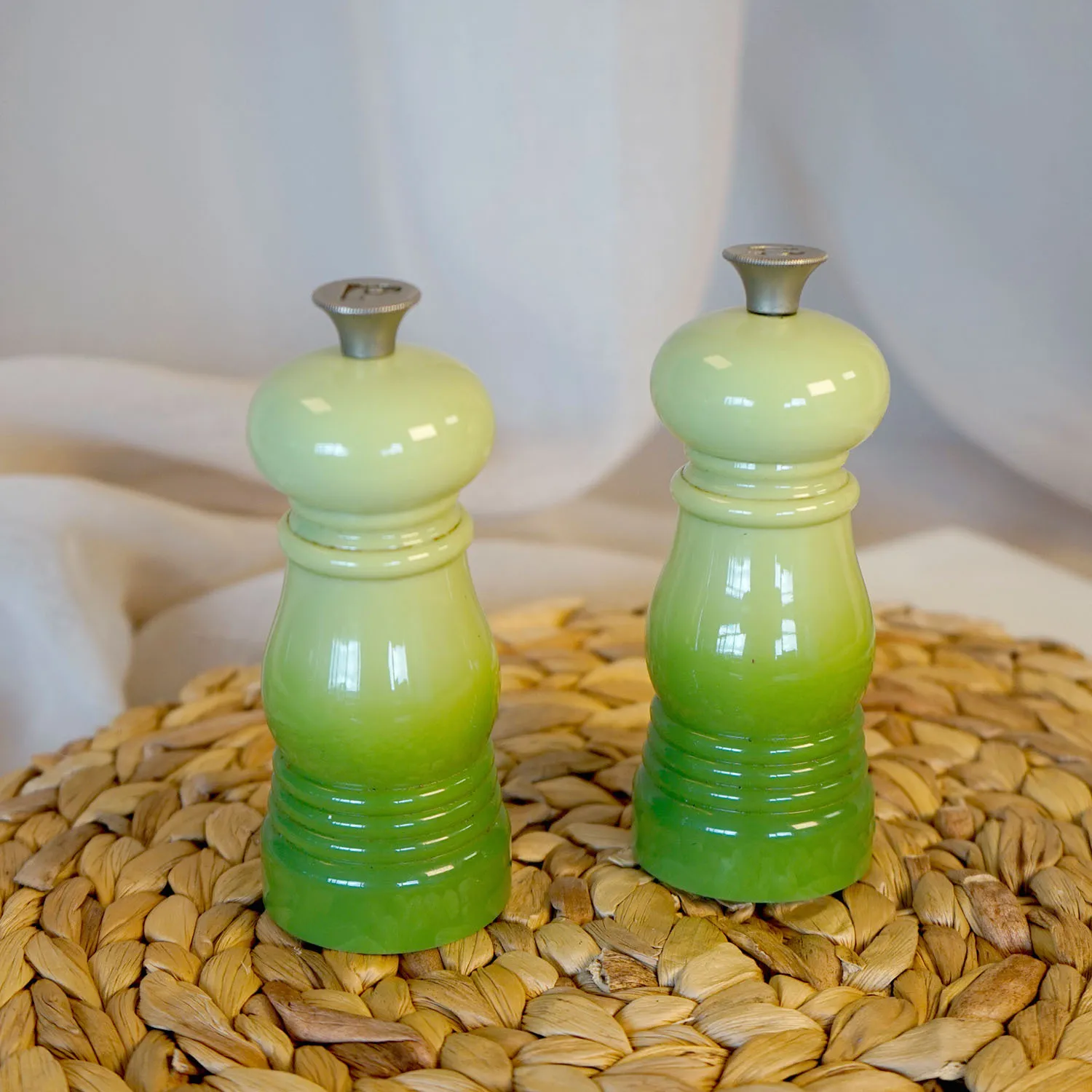Le Creuset Green Salt & Pepper Grinder Set