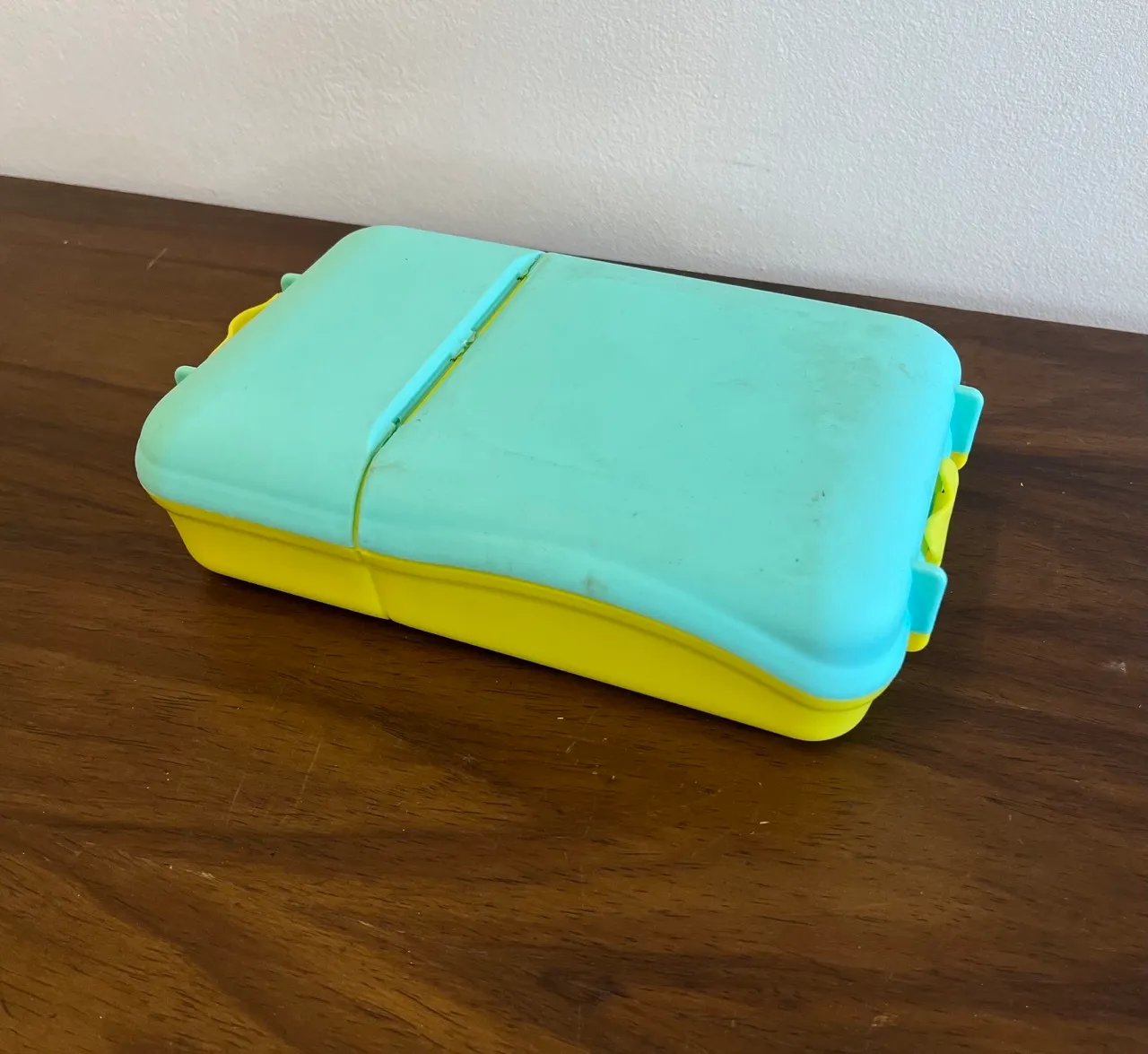 Blue and Yellow Lunch Box