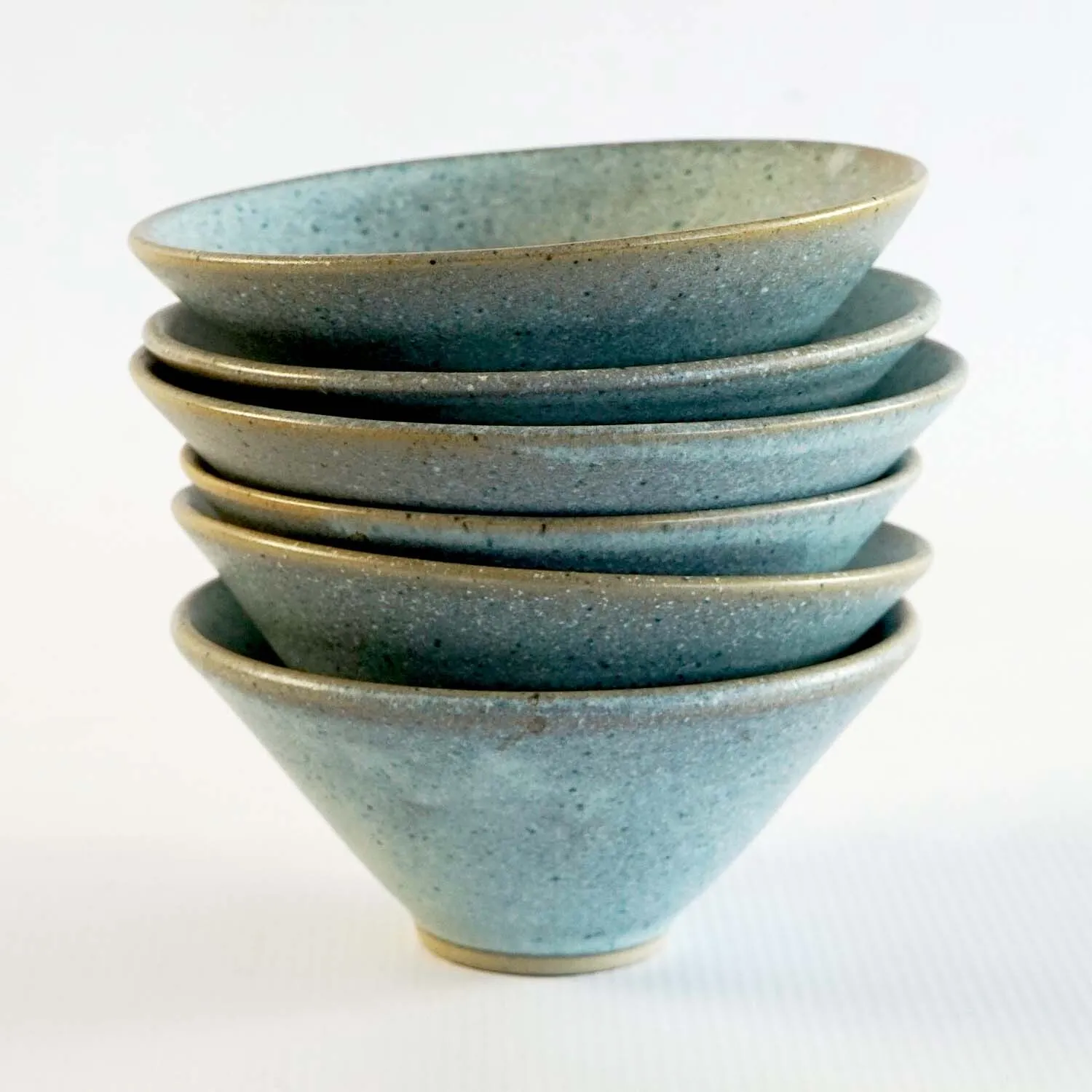 Small Blue Rustic Bowl