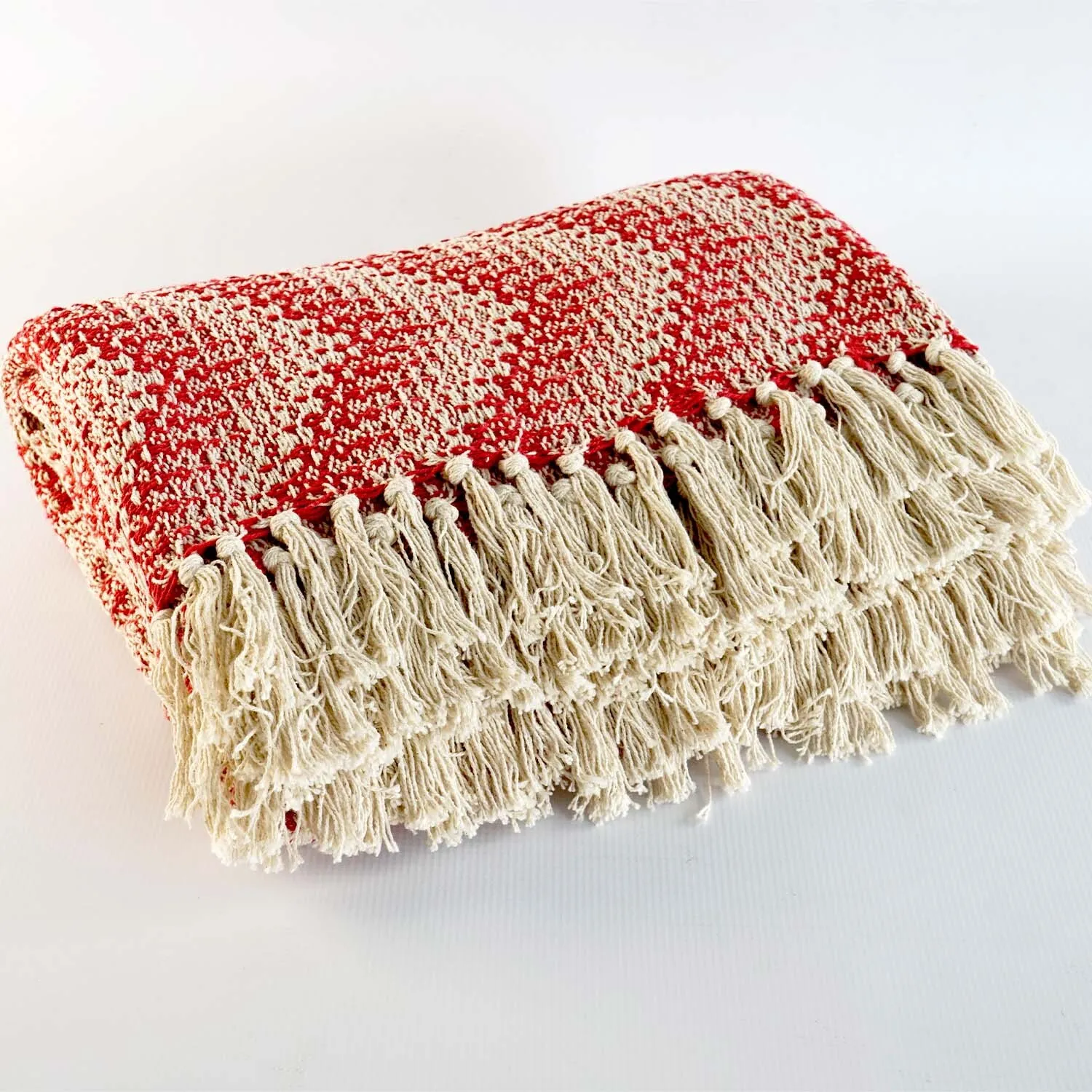 Red Pattern Throw
