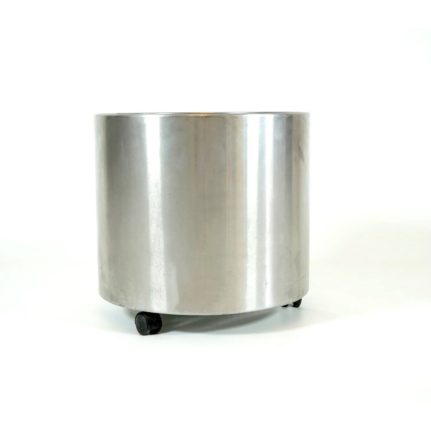 Chrome Office Flower Pots