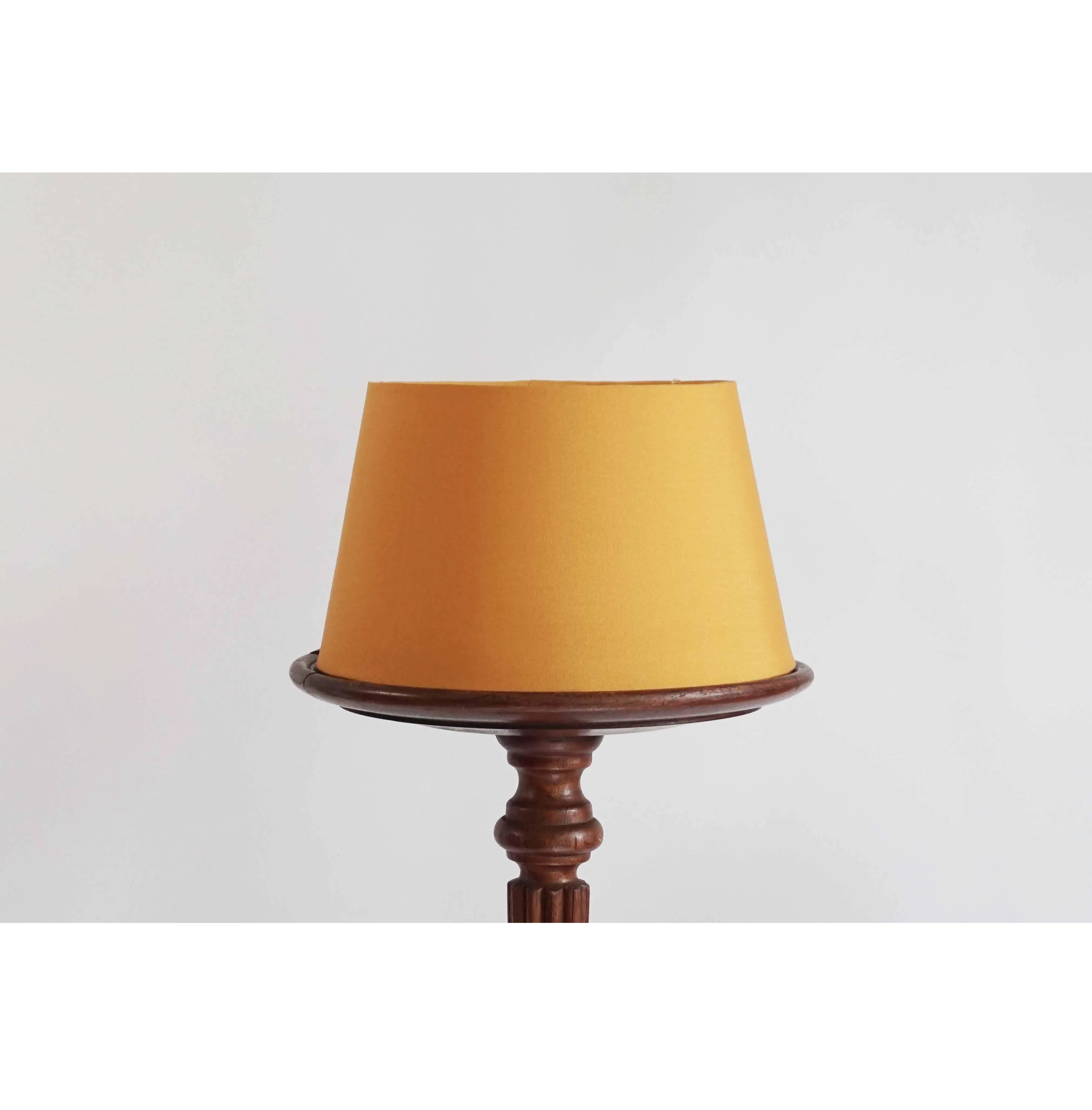 Small Orange Tapered Shade