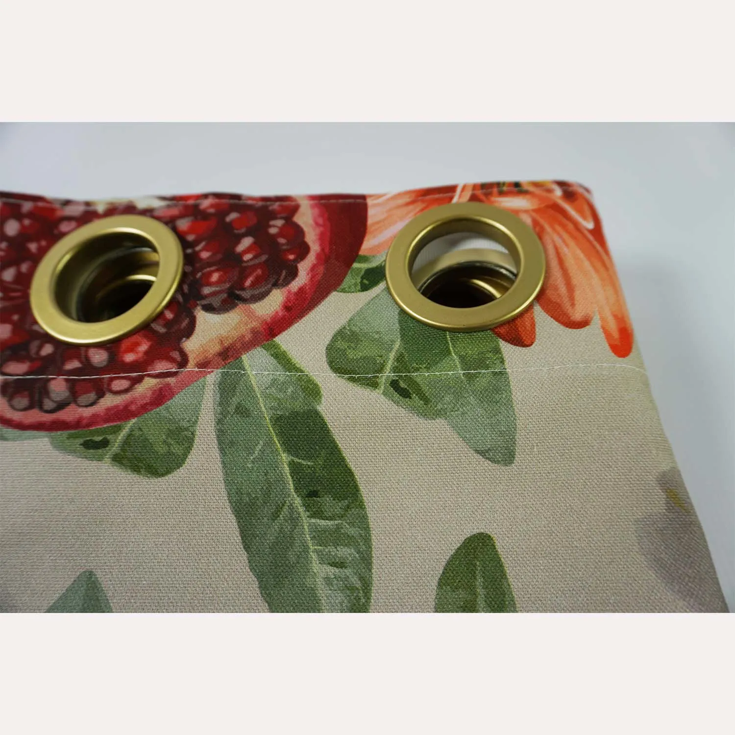 Pomegranate Kitchen Curtains Eyelet, 145cm(H) x 100cm.