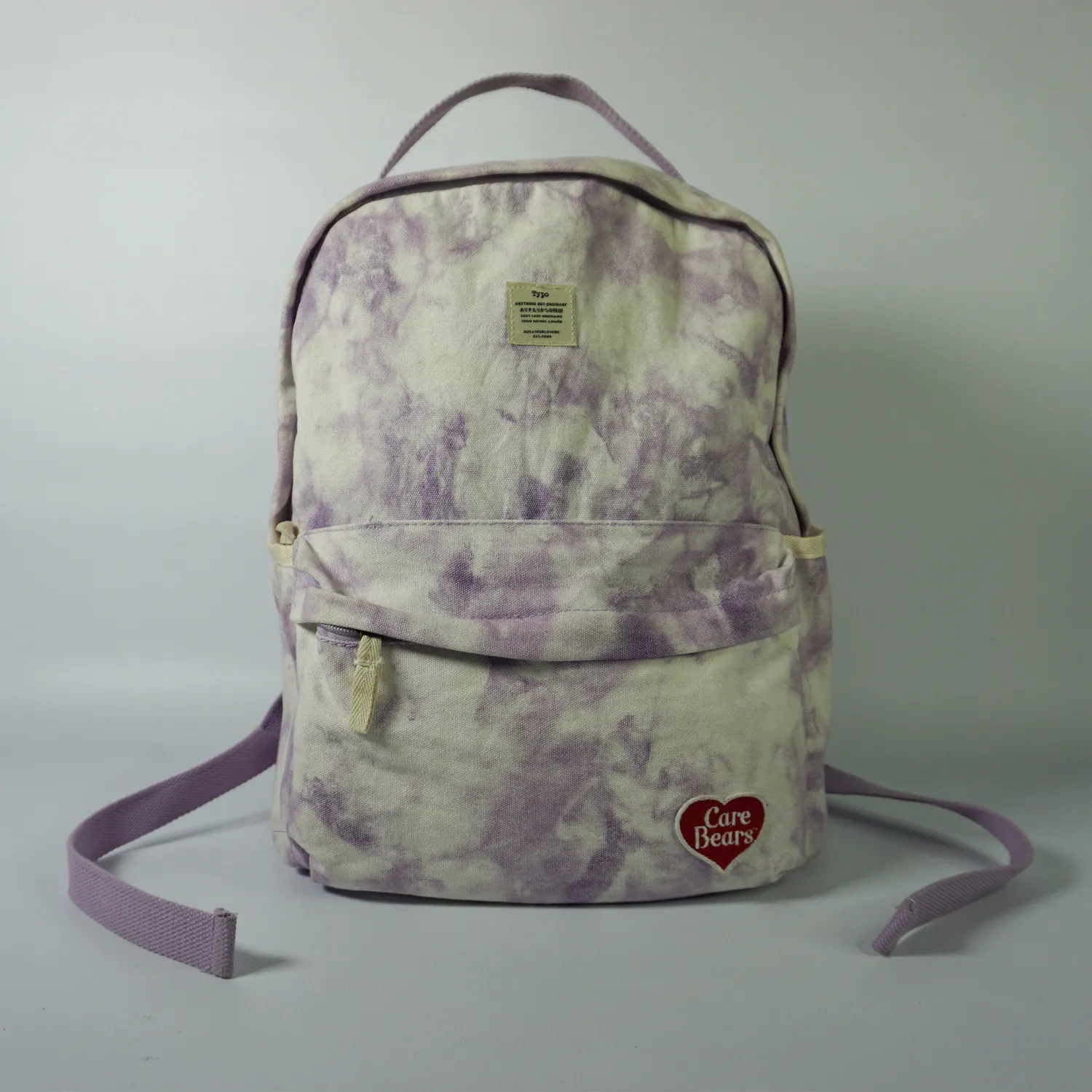 Pink and White Backpack