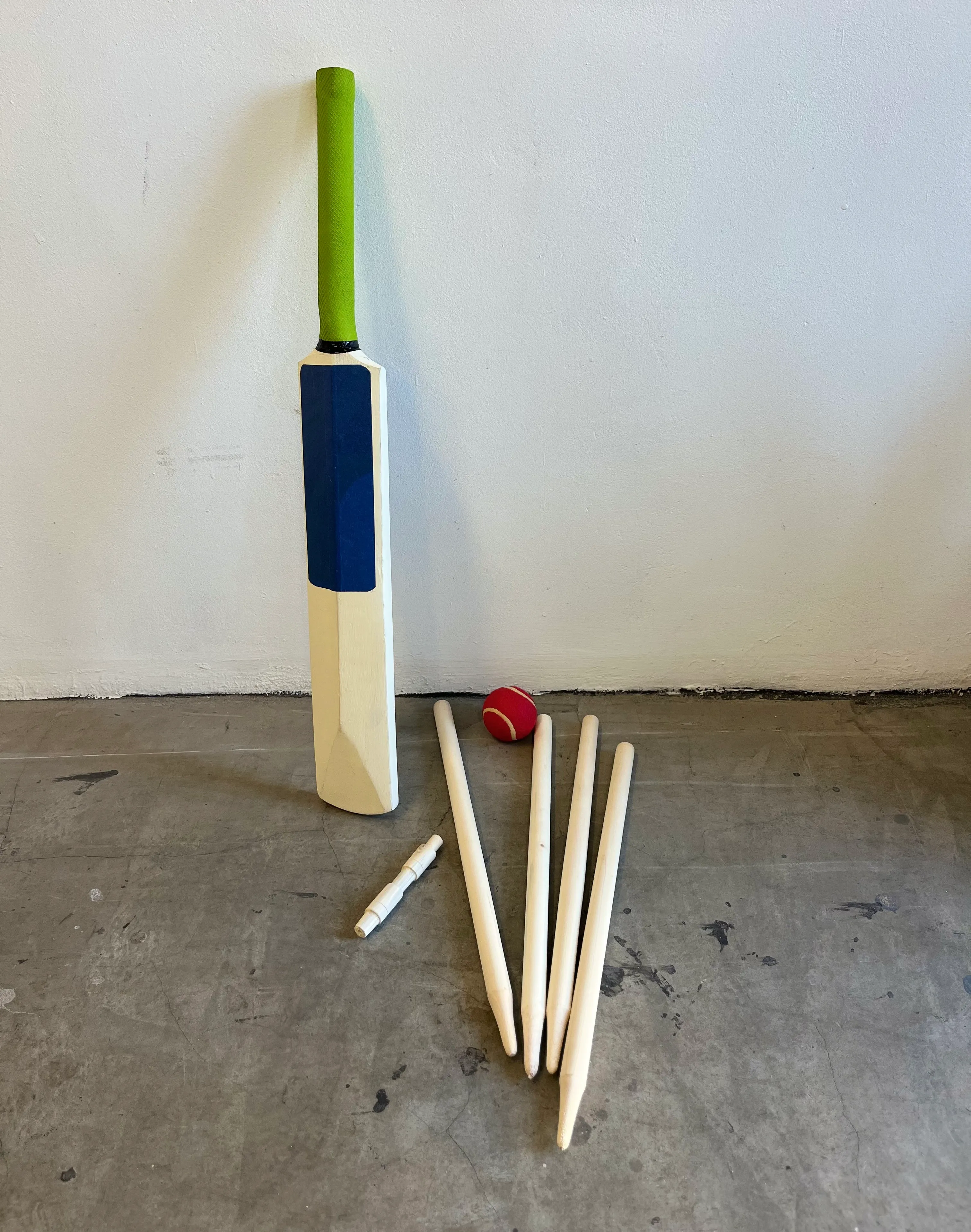 Cricket Play Set with Red Ball