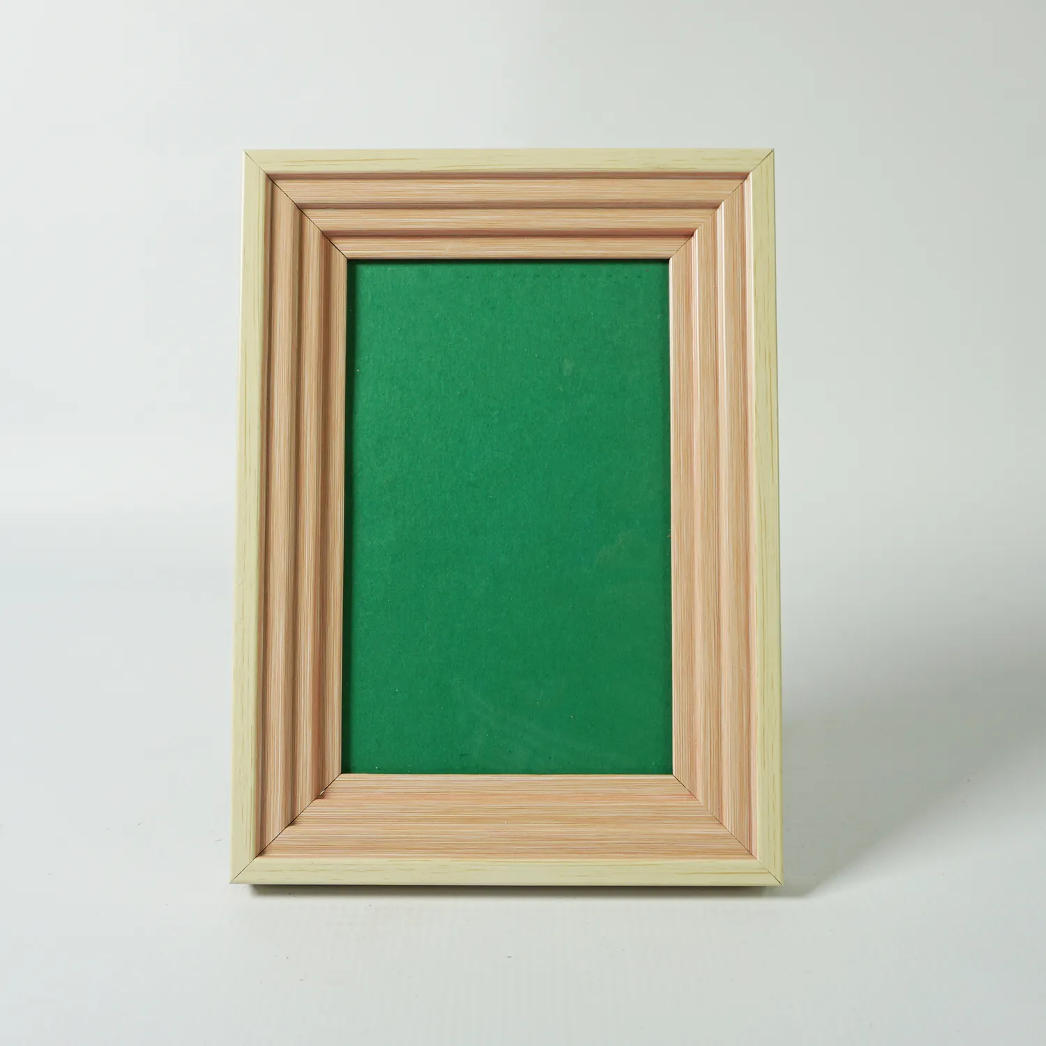 Picture Frame, Standing, Peach and Wood Colour