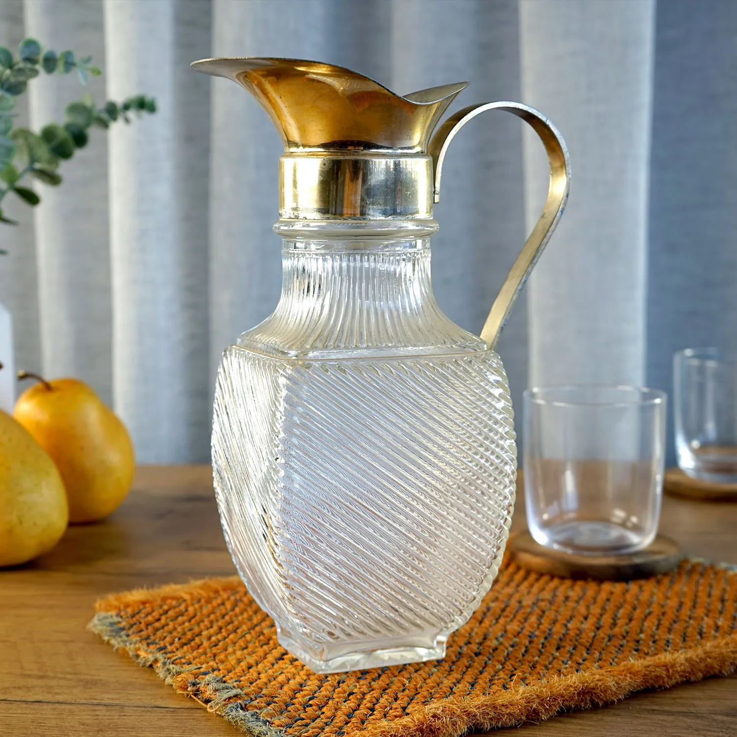Vintage Brass Lipped Jug