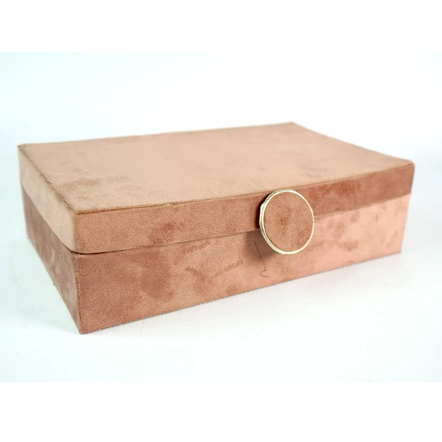 Pink Velvet Jewellery Box