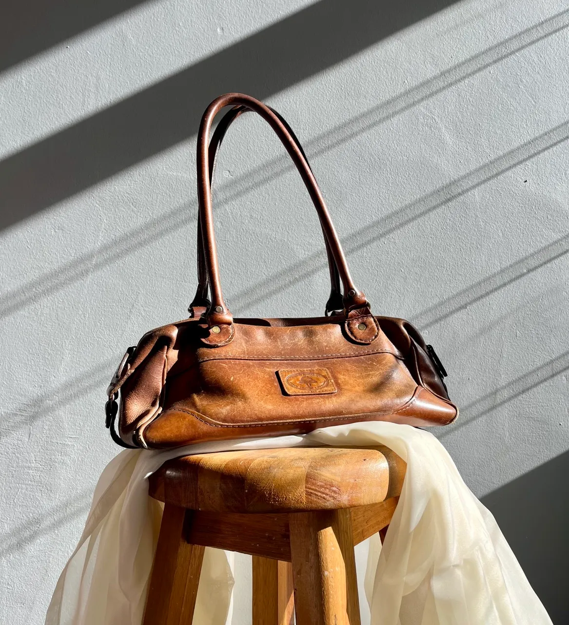 Vintage Melvill & Moon Leather Handbag
