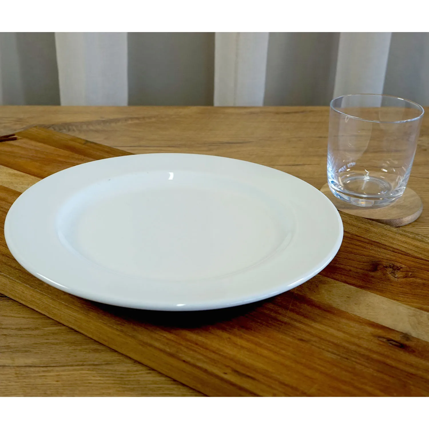 Continental White Dinner Plate