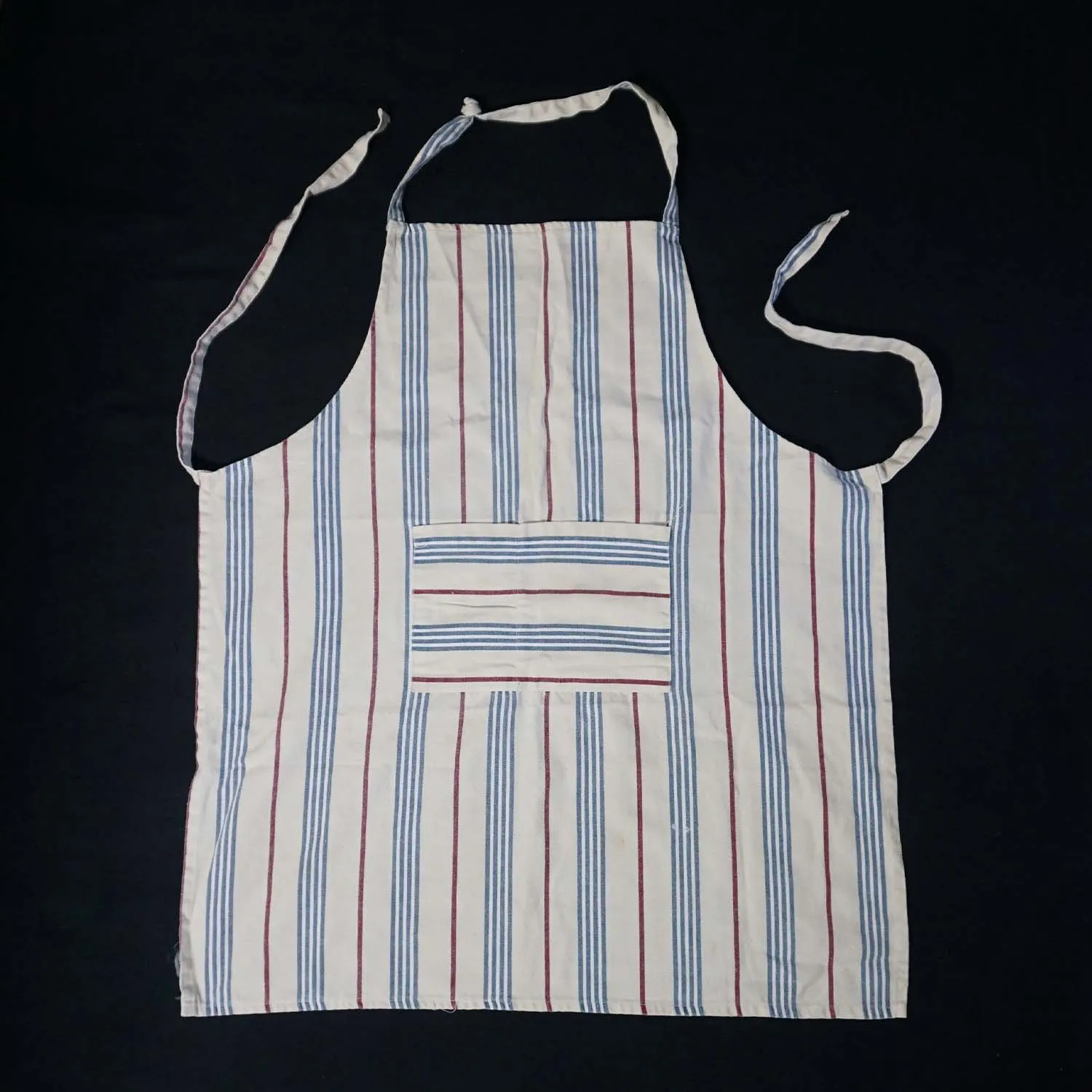 Apron, Red And Blue Stripe