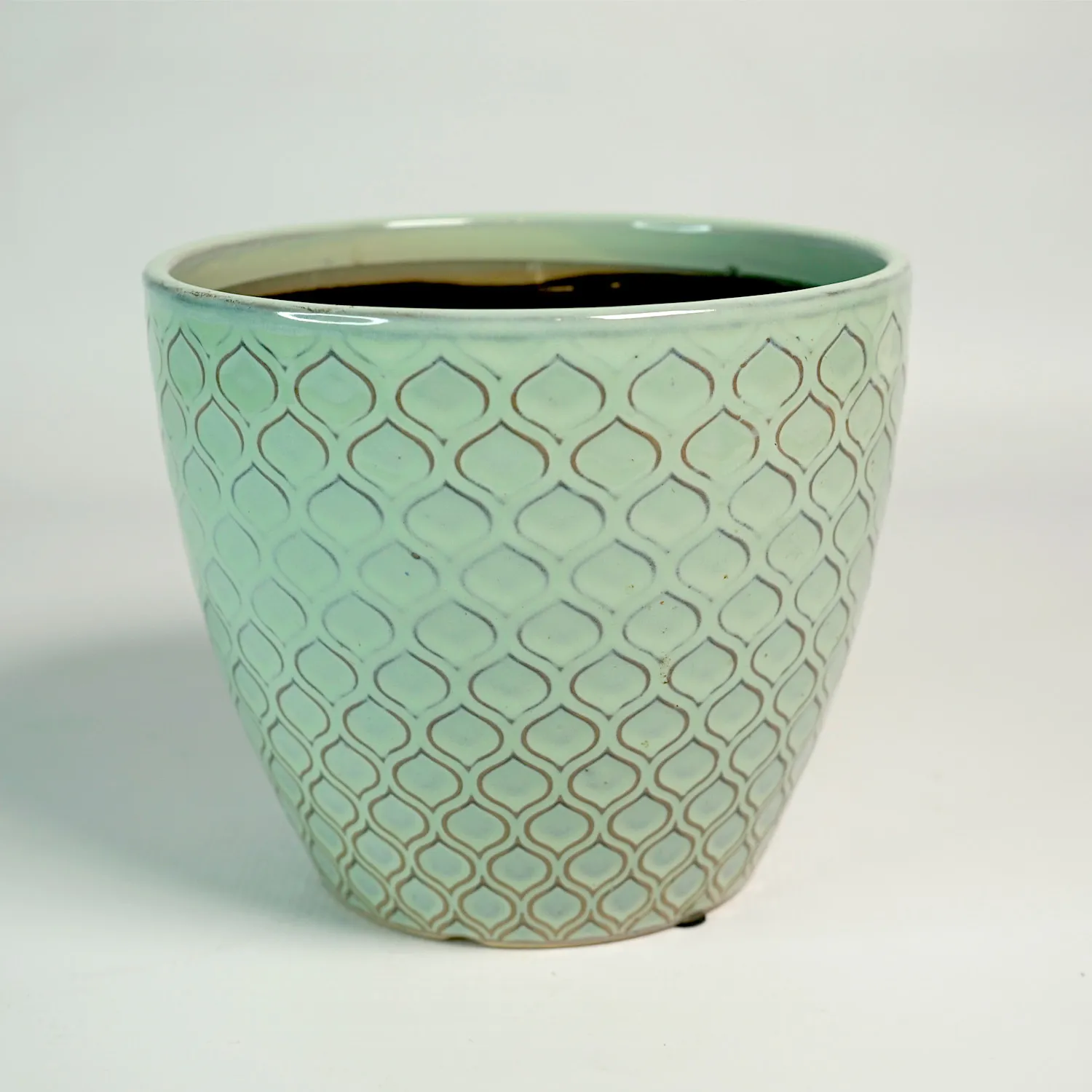 Egg Blue Flower Pot