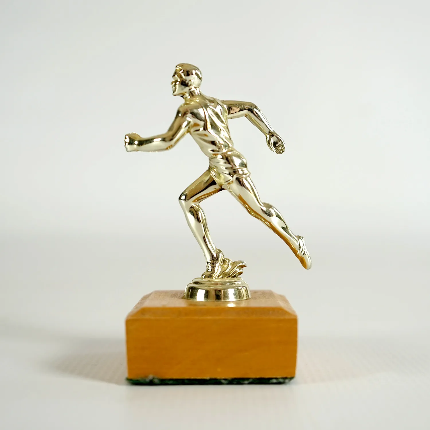 Gold and Wood Running Trophy 
