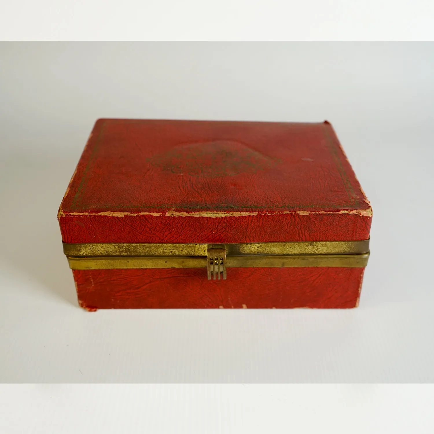 Red Jewellery Box (Aged)