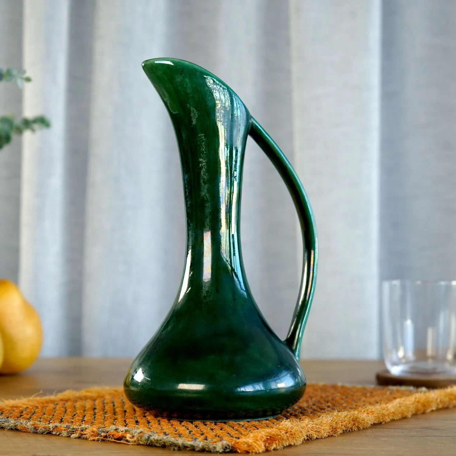 Green Ceramic Jug
