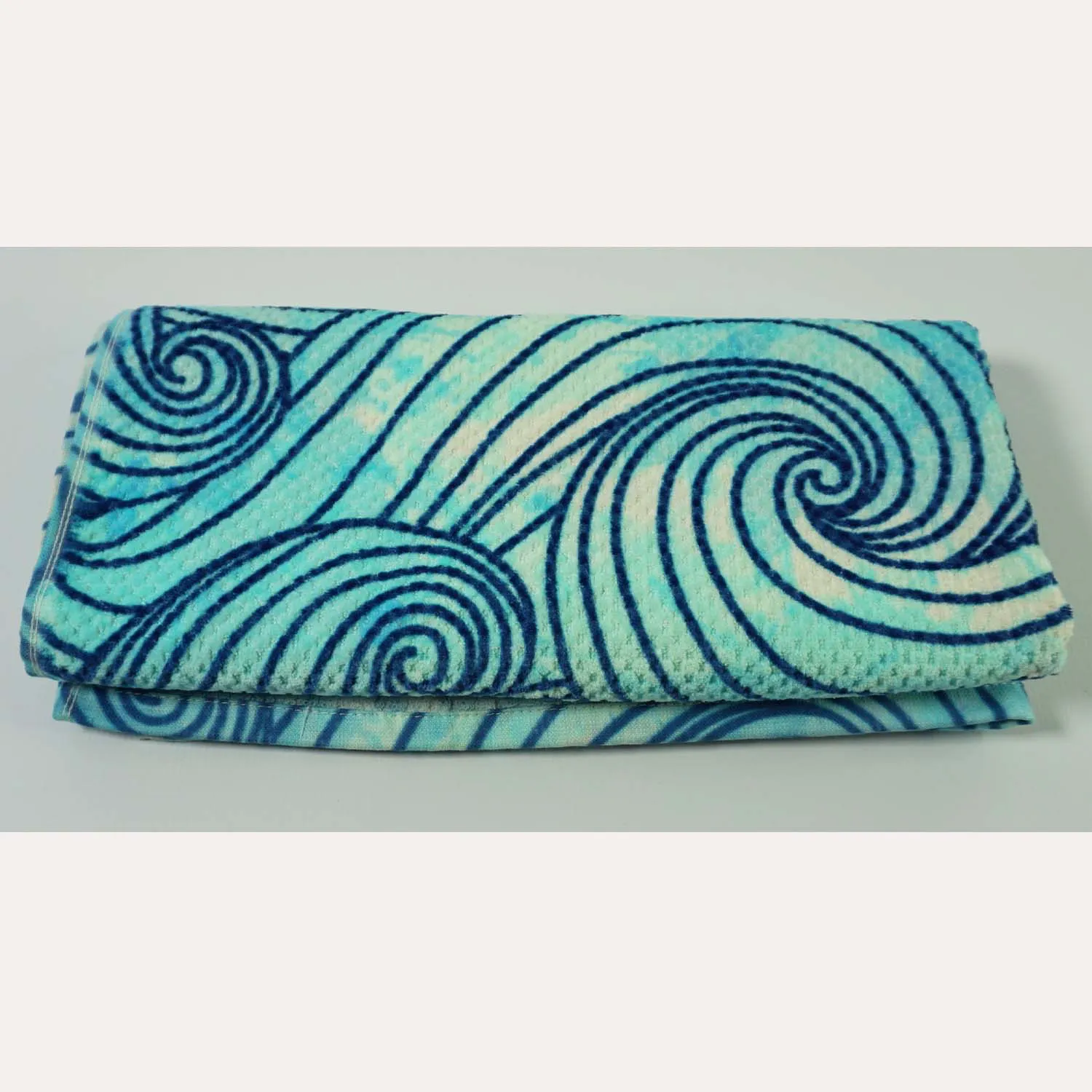 Beach Towel, Blue Swirl