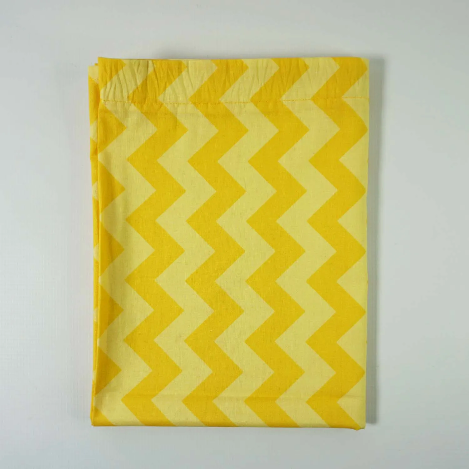 Yellow Zig Zag Kitchen Curtains