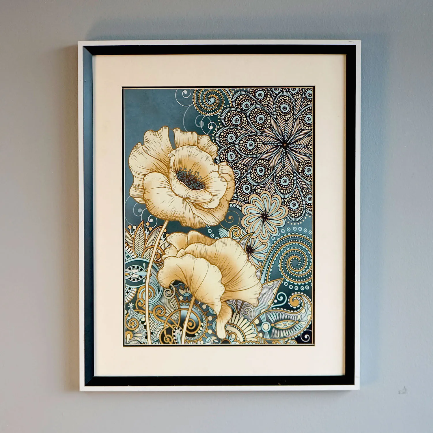 Medium floral artwork