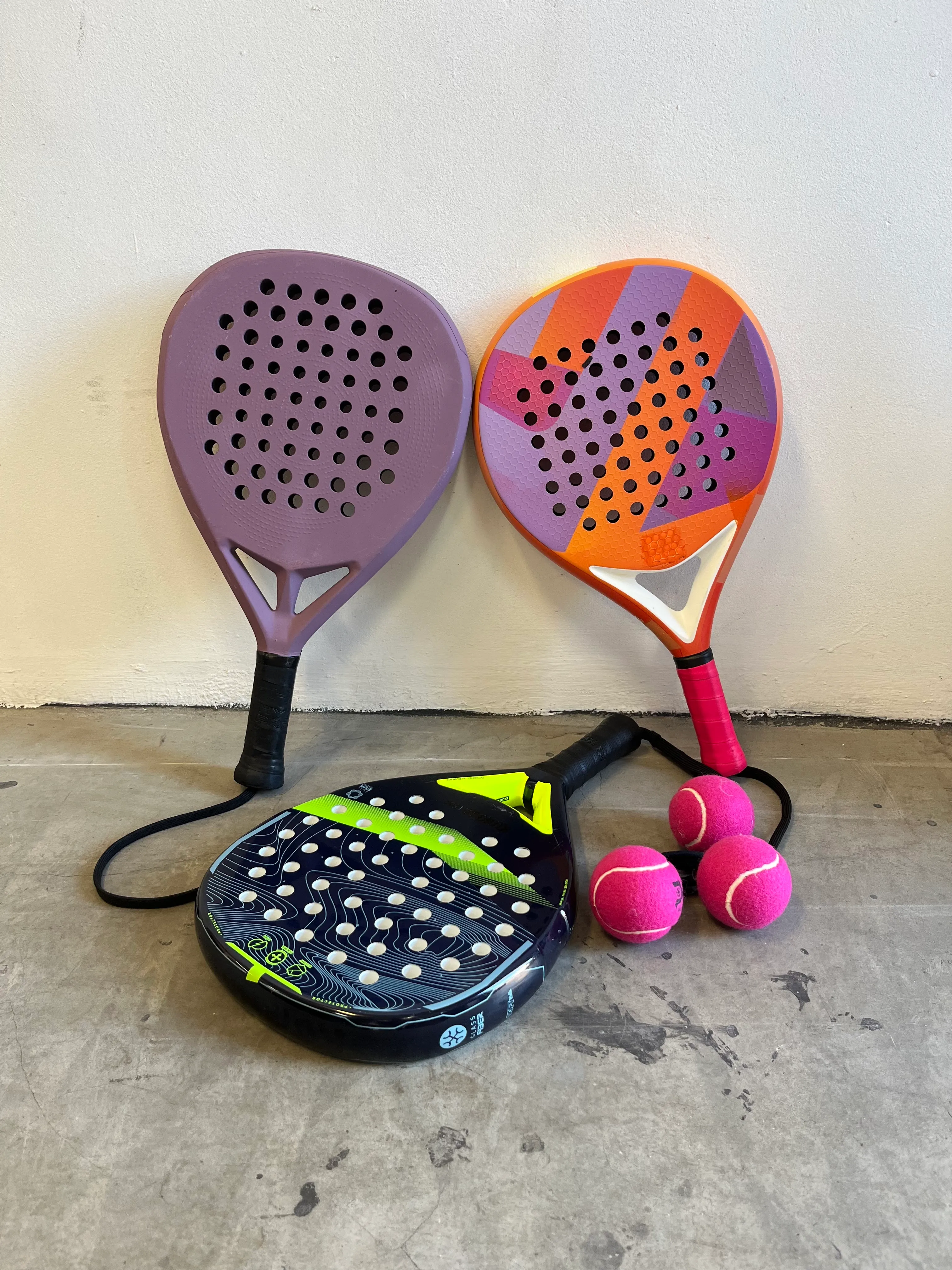 Padel Rachet with X3 Balls