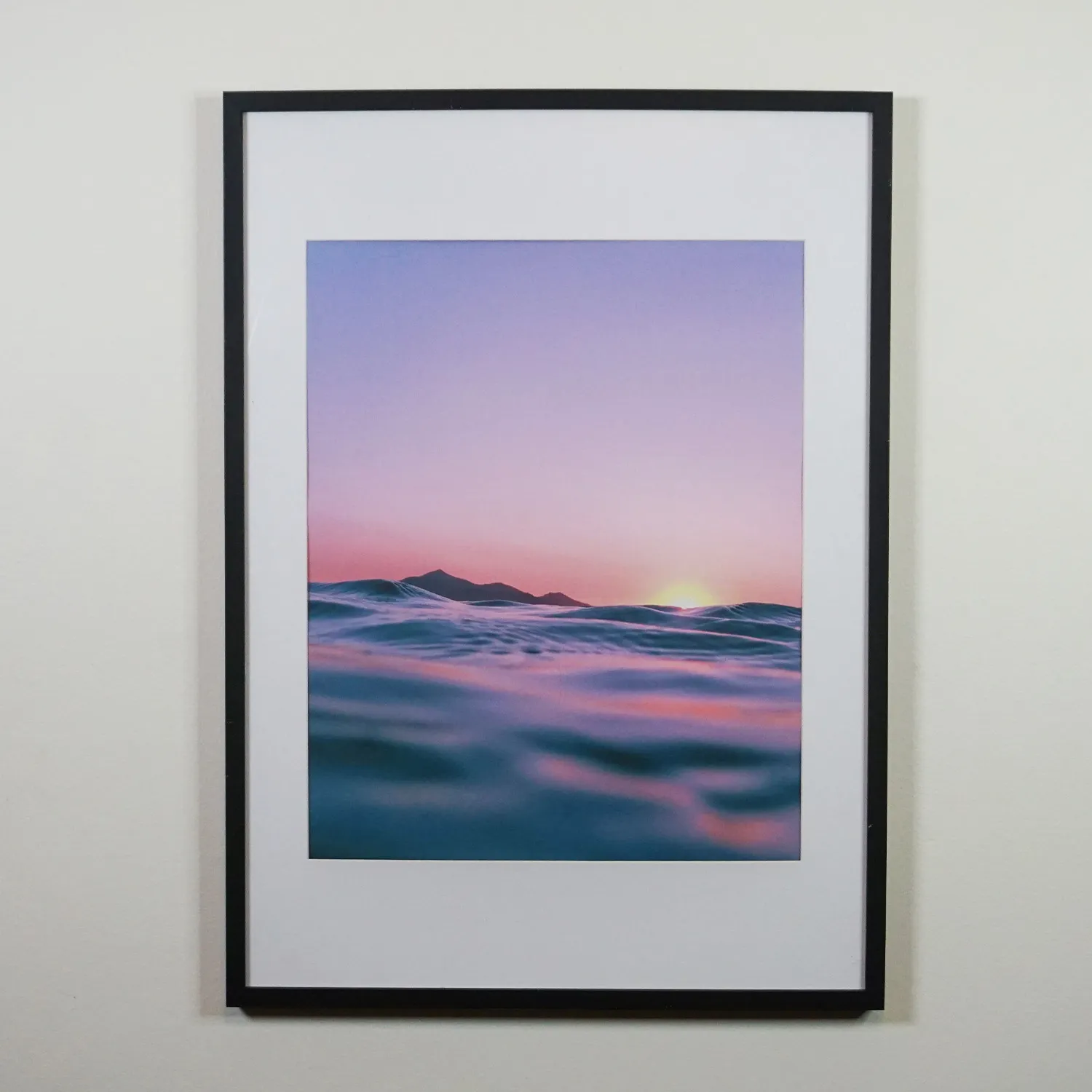 Black Frame with perspex and royalty free images