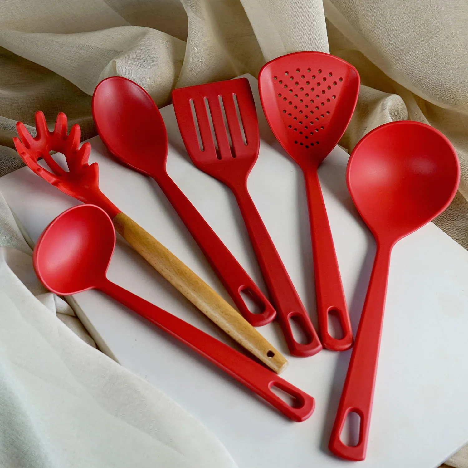 Red Kitchen Utensils
