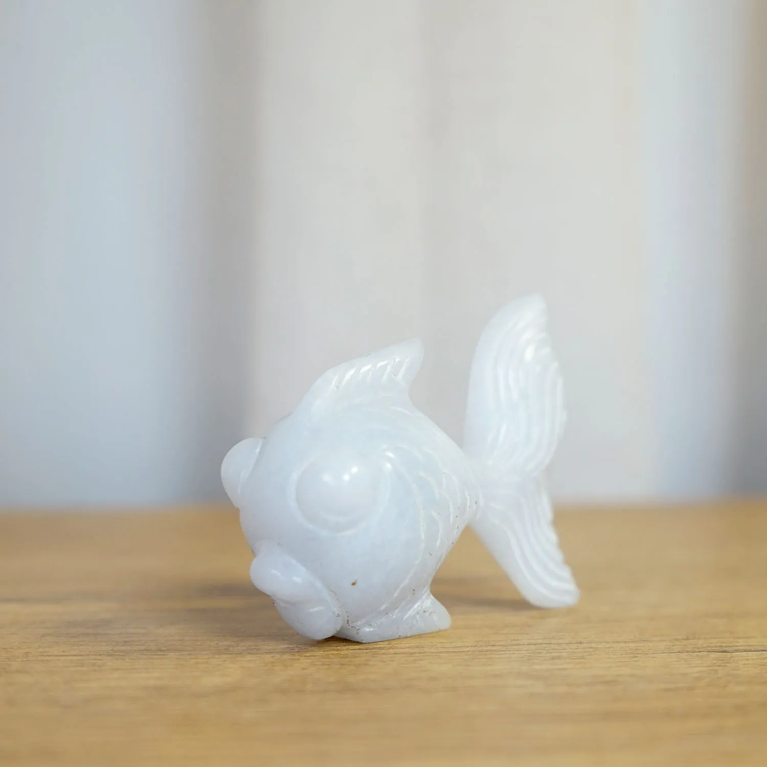 Small White Marble Goldfish