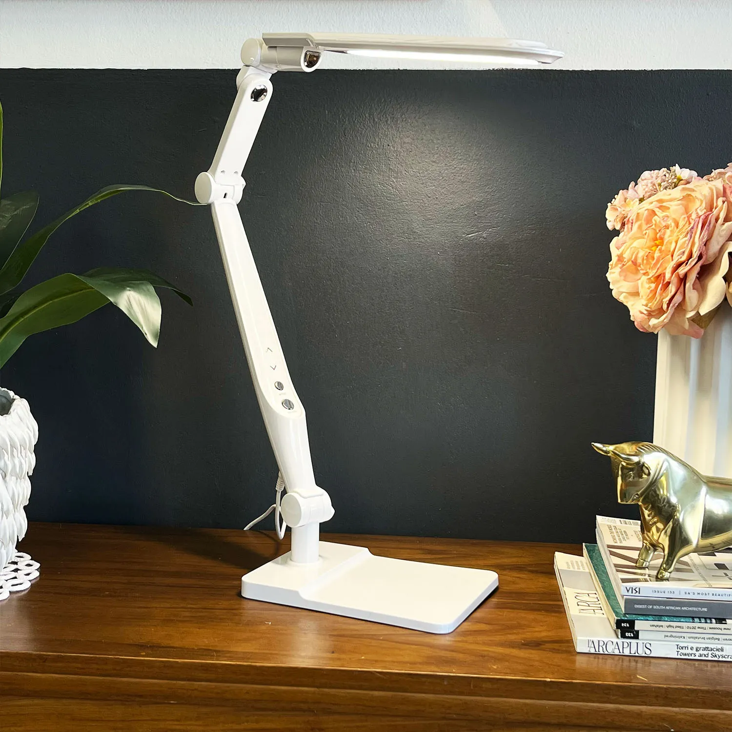 Large White LED Desk Lamp