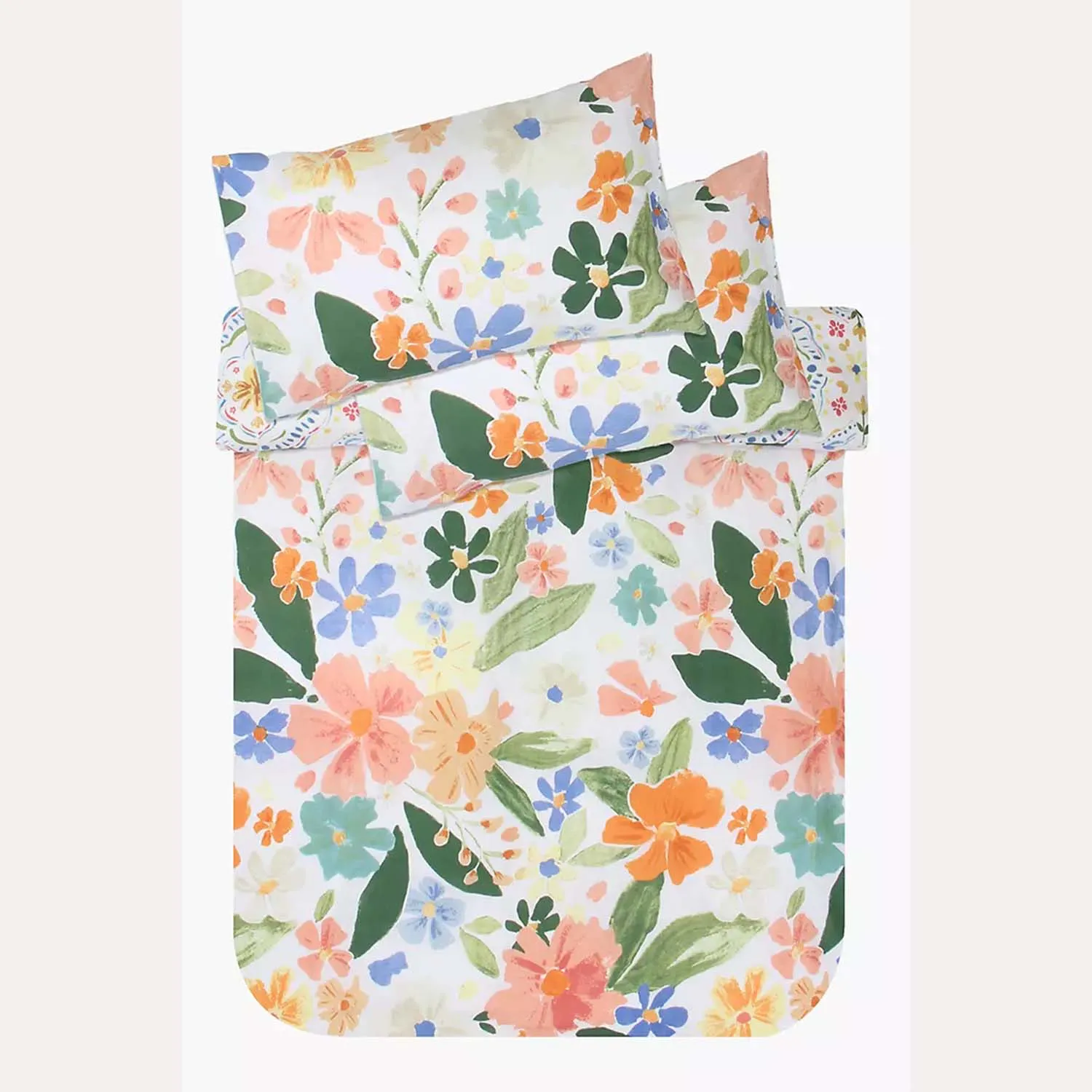 3/4 Duvet Cover, Floral, Reversible 