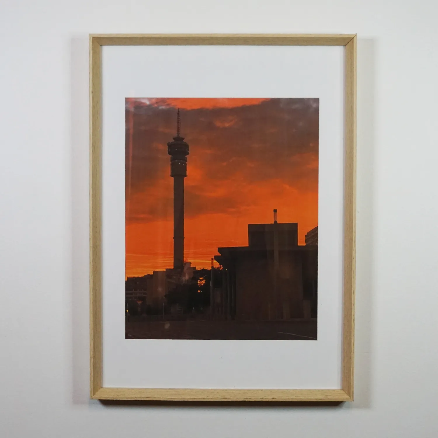 Hillbrow Tower, Royalty Free, Framed, with glass