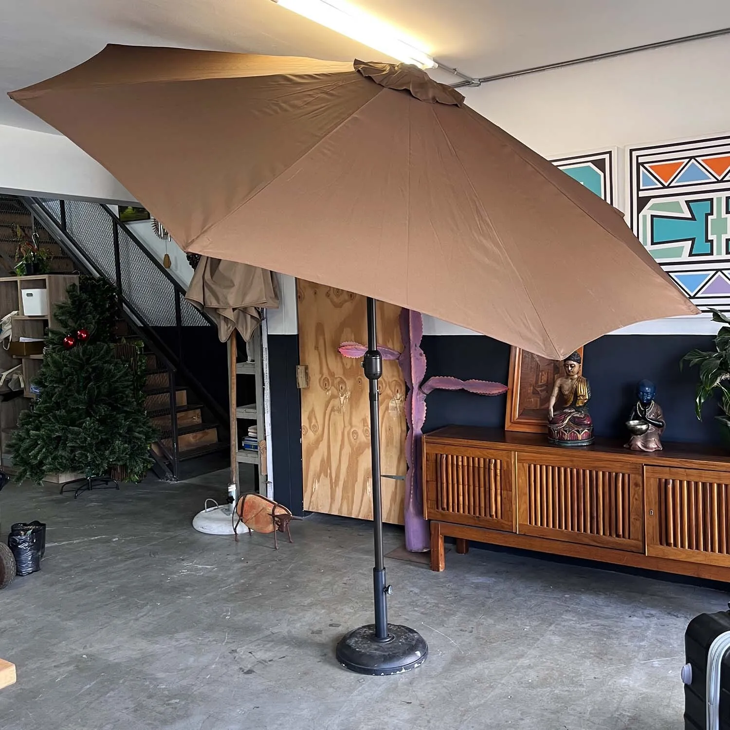 Large Brown Umbrella